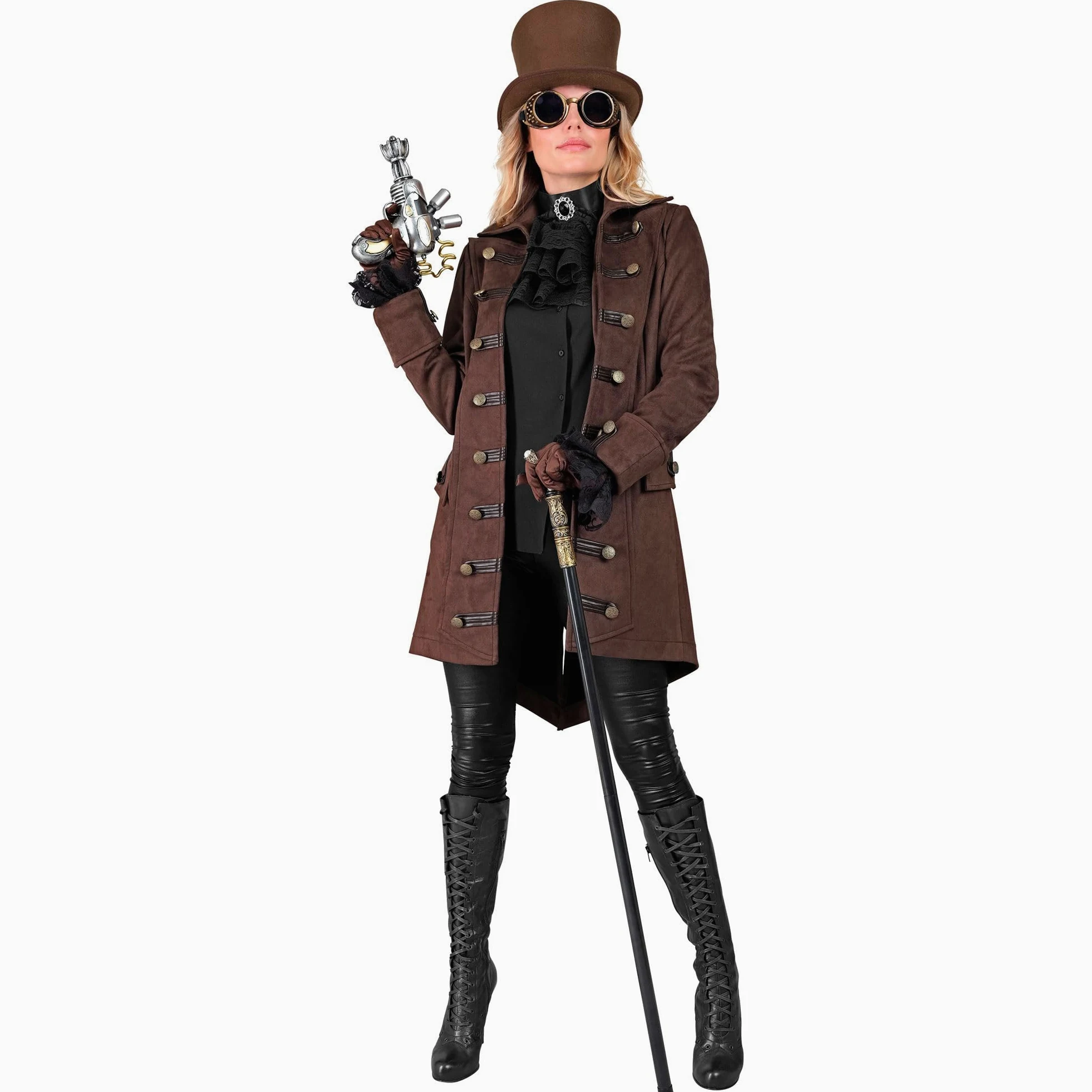 W WIDMANN MILANO Party Fashion - Historyczny płaszcz dla kilku postaci, kostiumy pirackie, steampunkowe, karnawałowe
