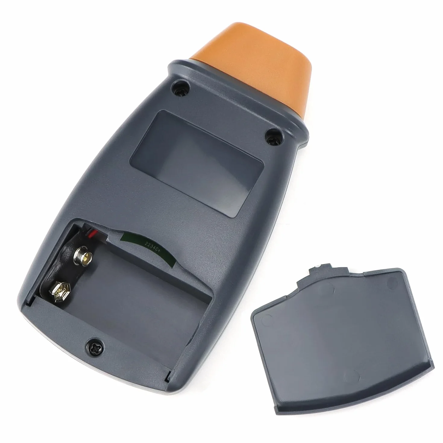 QWORK® Cyfrowy obrotomierz, bezdotykowy laserowy obrotomierz, duży wyświetlacz LCD, baterie nie wchodzą w zakres dostawy