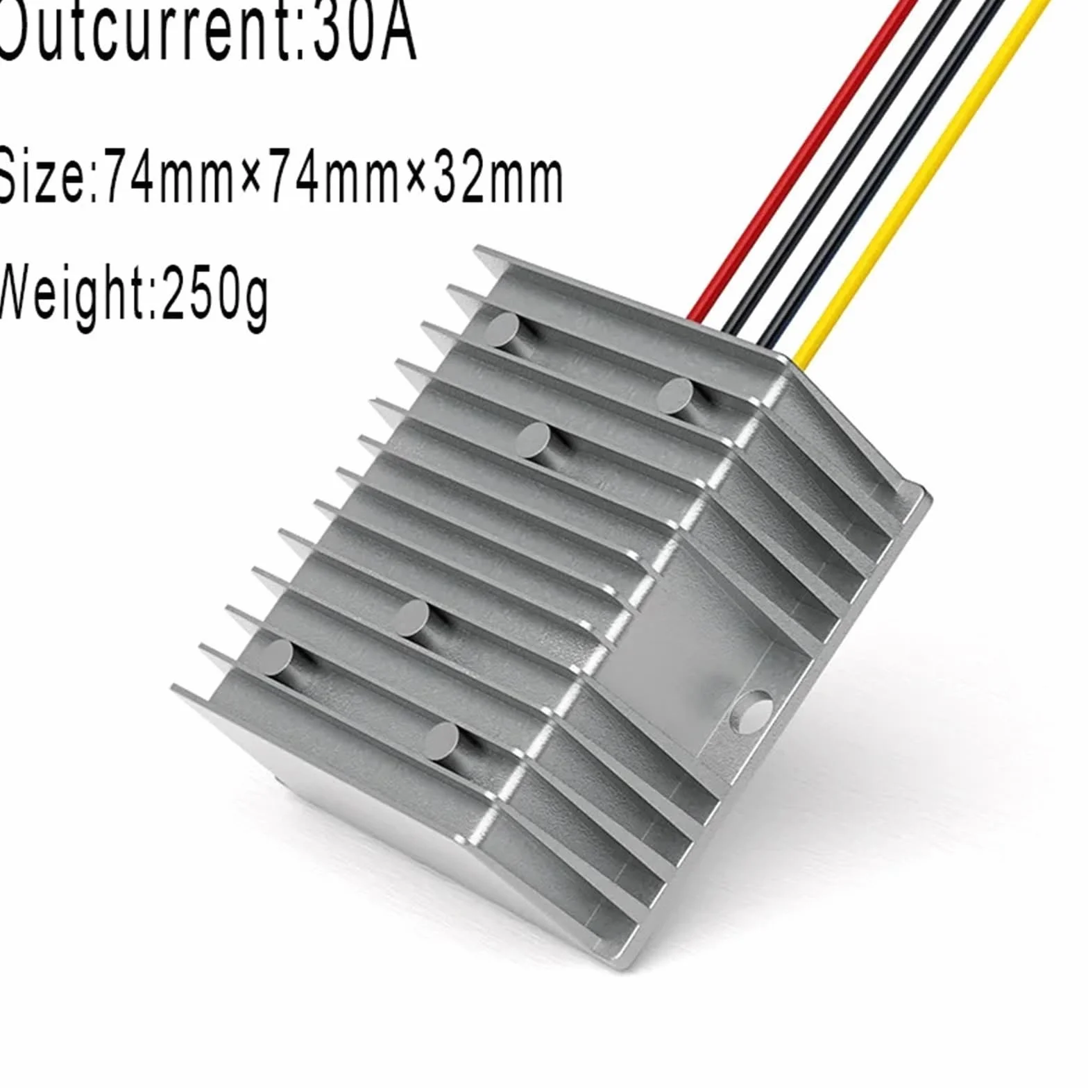 Przetwornica napięcia obniżającego napięcie DC 12 V 24 V na 6 V 10 A 20 A 30 A, prostownik 9 V-40 V na 6 V, moduł konwertera obniżającego prąd stały, regulator napięcia wstecznego, wyjście 6