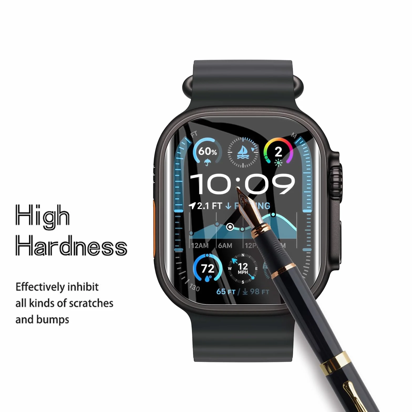 AOKUMA Folia ochronna do Apple Watch Ultra 3 49 mm 2 sztuki TPU