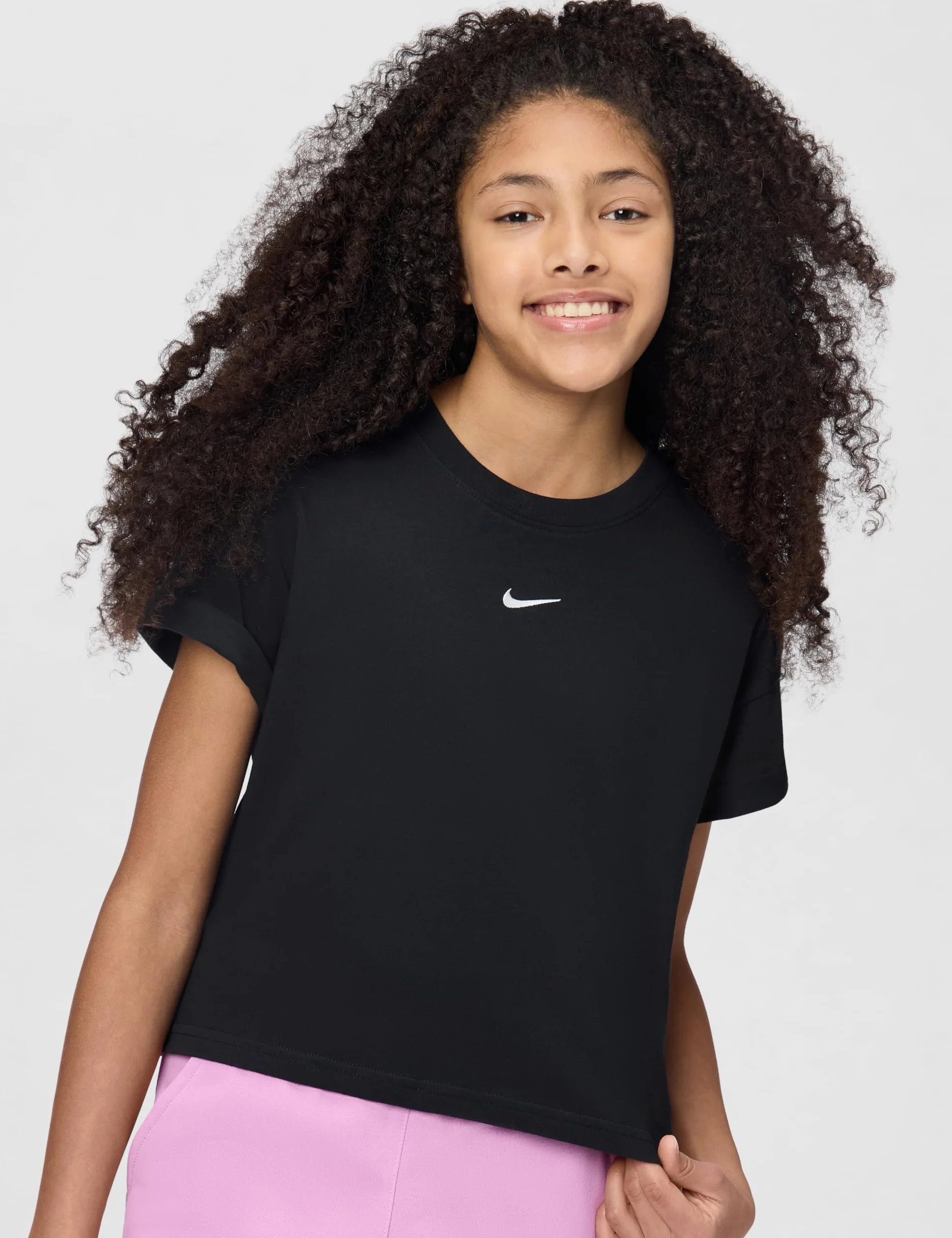 Nike Dziewczęca G NSW Tee Boxy Essntl Lbr Shirt