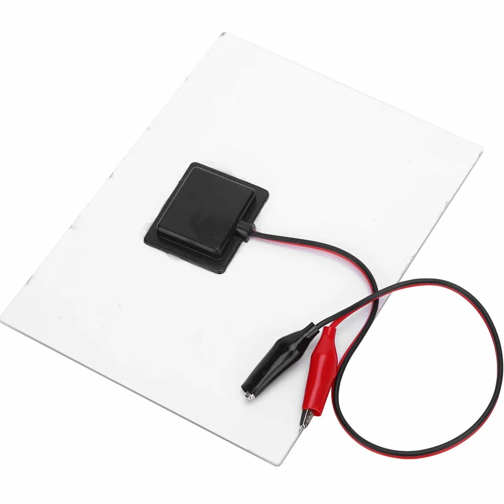 3W 5V Mini Panel Słoneczny, Krzem Polikrystaliczny DIY Panel Słoneczny, Przenośna ładowarka do Panelu Słonecznego, 170x130mm