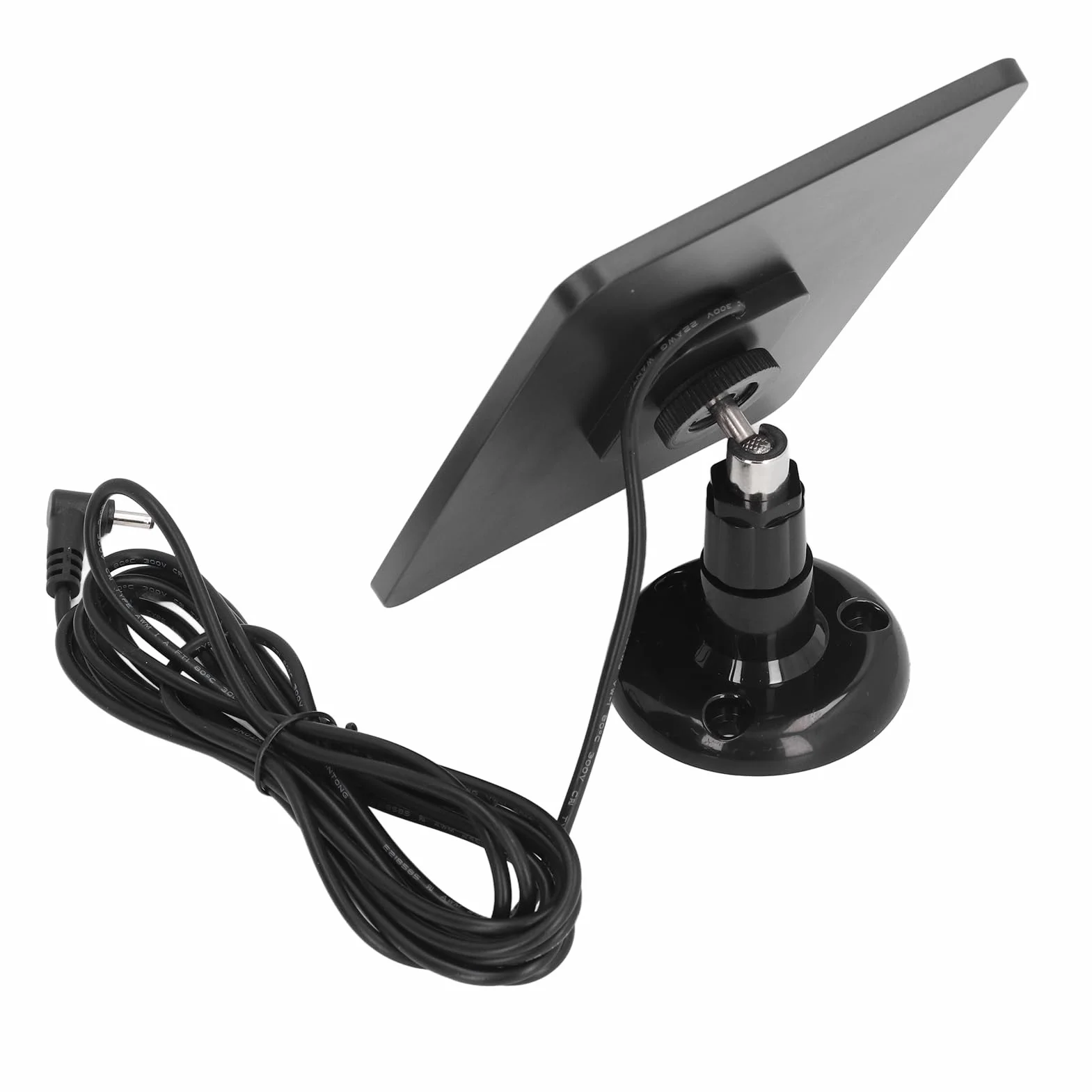Panel słoneczny 10 W do Ring Spotlight Cam, Ring Stick Up Cam, wodoszczelny IP65, odporny na warunki atmosferyczne zewnętrzny panel ładowania solarnego z regulowanym uchwytem, bezpieczny