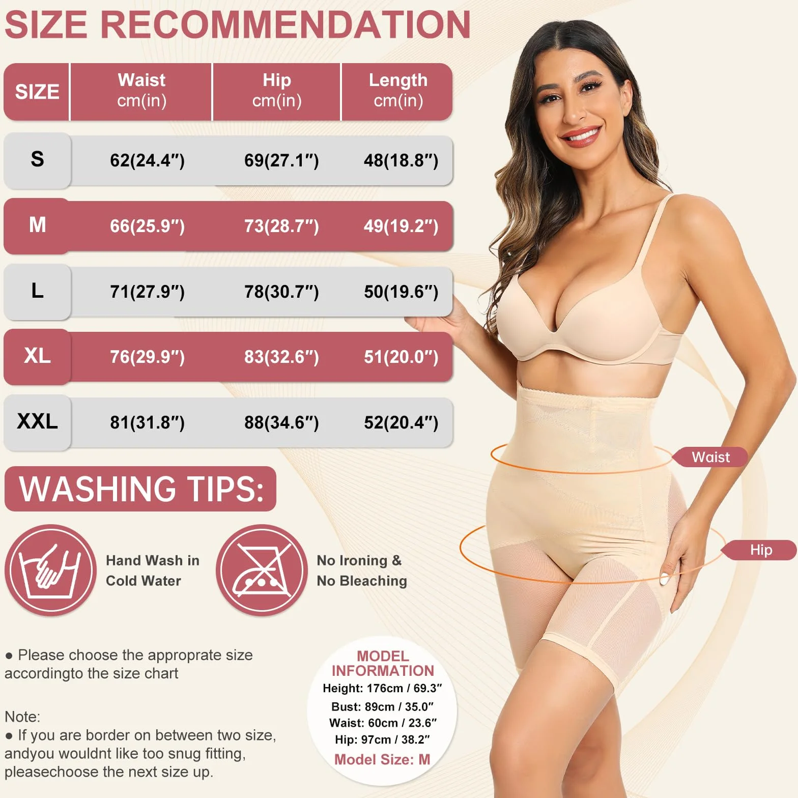 Tuopuda Bielizna modelująca kobiety z płaskim brzuchem majtki modelujące wysoki stan Body Shaper kompresja