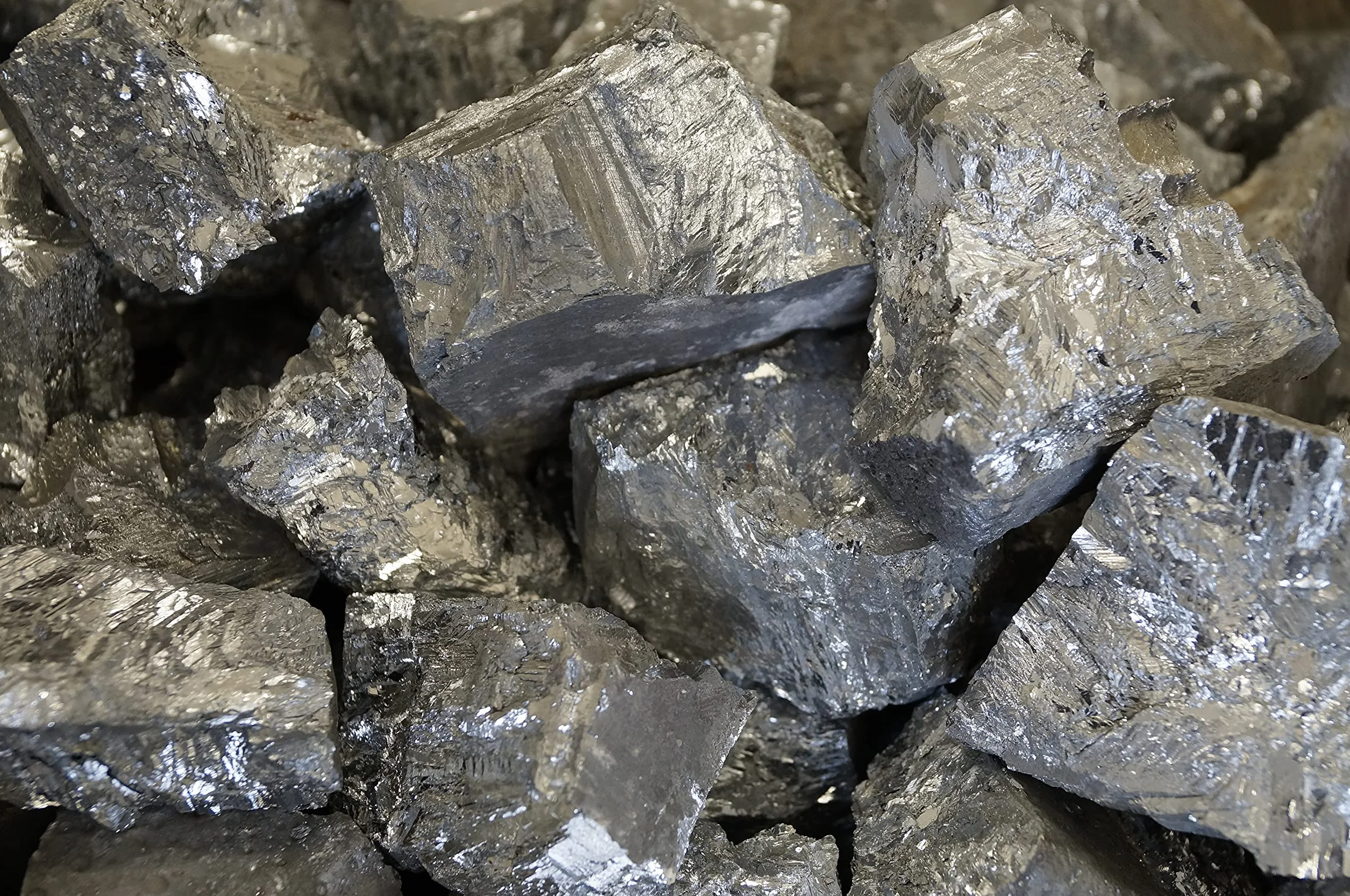 Antymon - Czysty antymon w kawałkach min. 99,65% czysty, Sb 1 kg, 500 g, 100 g (1000 g)