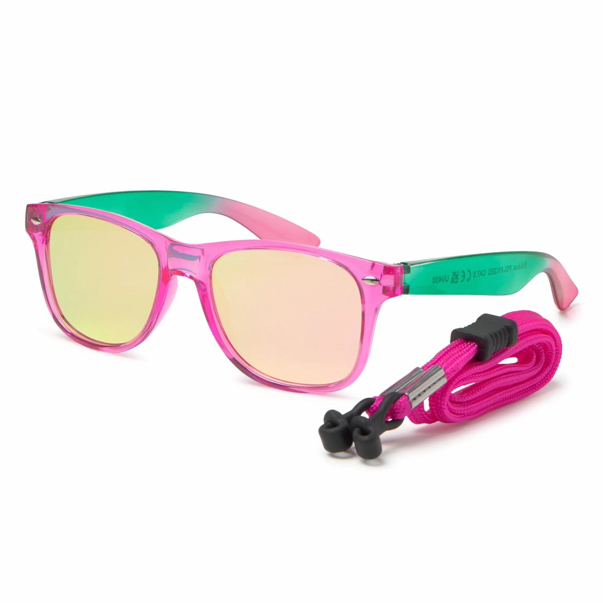 Kiddus Okulary Polaryzacyjne dla Dziewczynek, Chłopców i Nastolatków Od 6 lat. UV400 100% Ochrona przed Promieniami Ultrafioletowymi. Stylowo, Modny, Fantastyczny, Fabulous