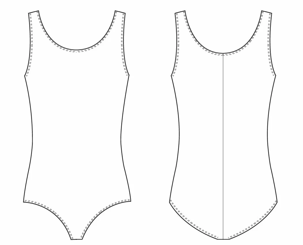Bloch Dance damski trykot Faire microlux Tank