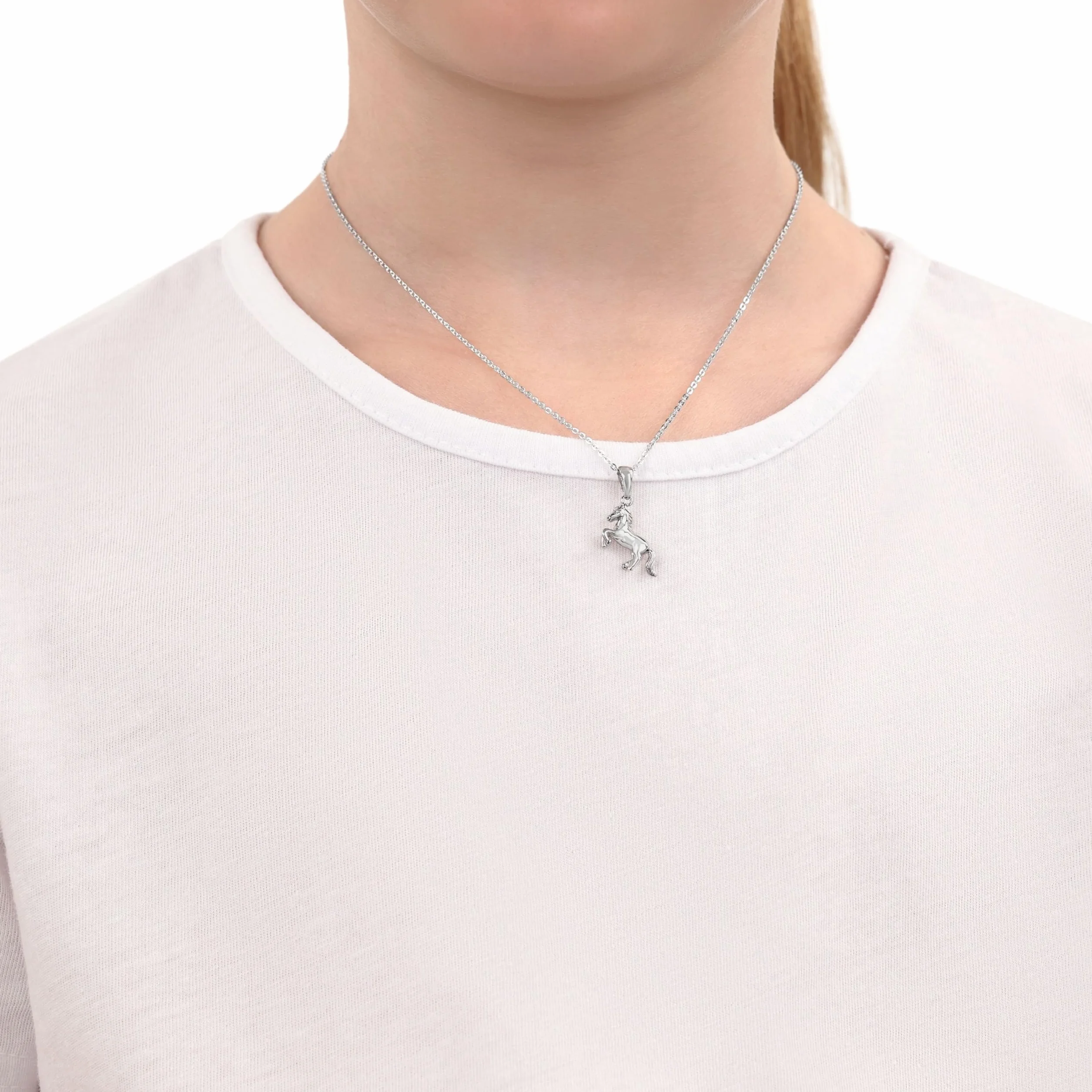 Amor Naszyjnik Z Zawieszką 925 Srebrny Naszyjnik Dla Dziewczynek
