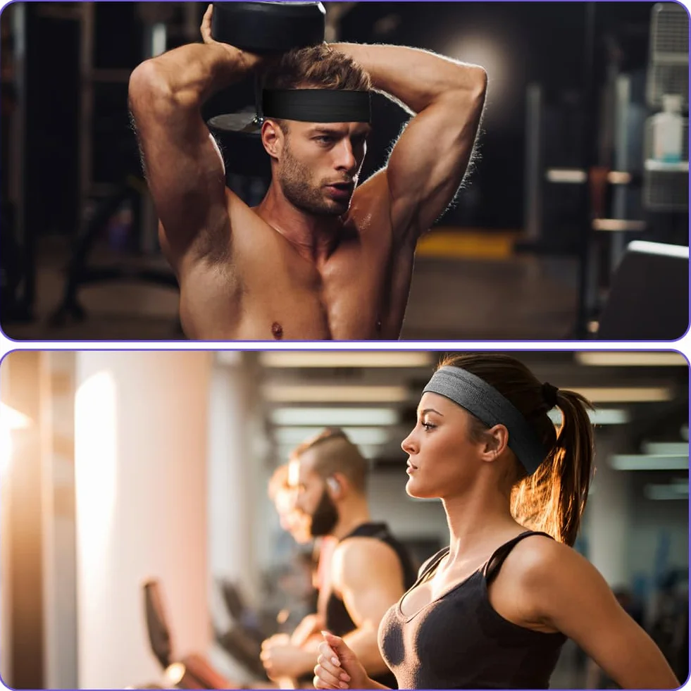 LOPHE sportowa opaska na głowę, wiele kolorów fitness sportowe opaski na głowę, antypoślizgowe opaski do jogi