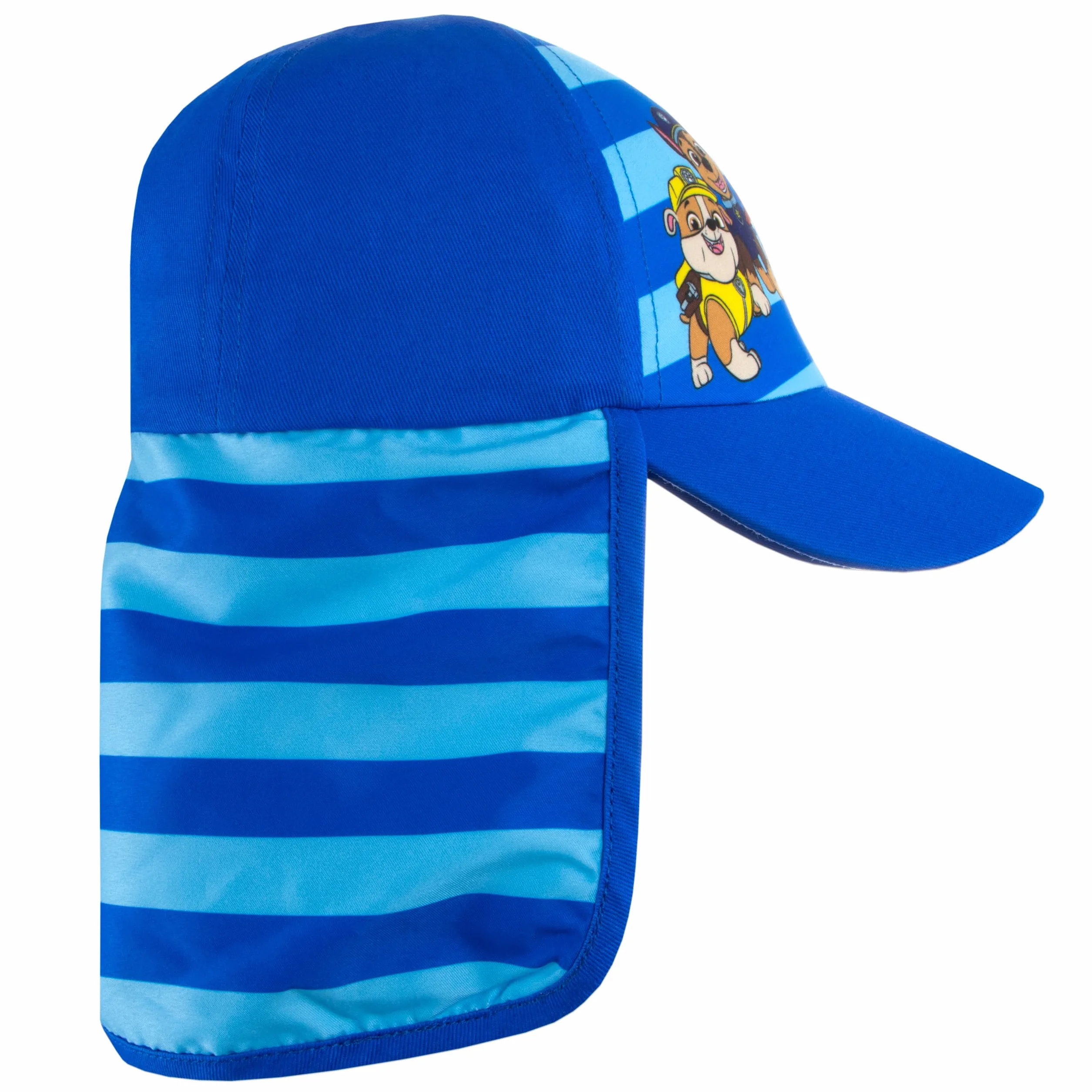 Kapelusz przeciwsłoneczny PAW Patrol | Czapka basenowa i plażowa z daszkiem Chase'a i Marshalla | Letnie Czapki Dla Dzieci | Niebieski