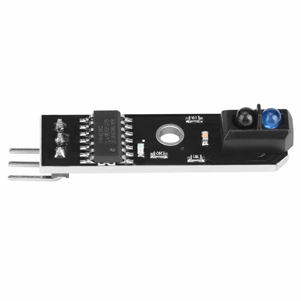 3Pcs 1 Channel Infrared Reflection, Ir Reflectance Sensor Tracking Sensor Module Tcrt5000 Tracking Sensor Module Smart Car Black/White Line Detection
