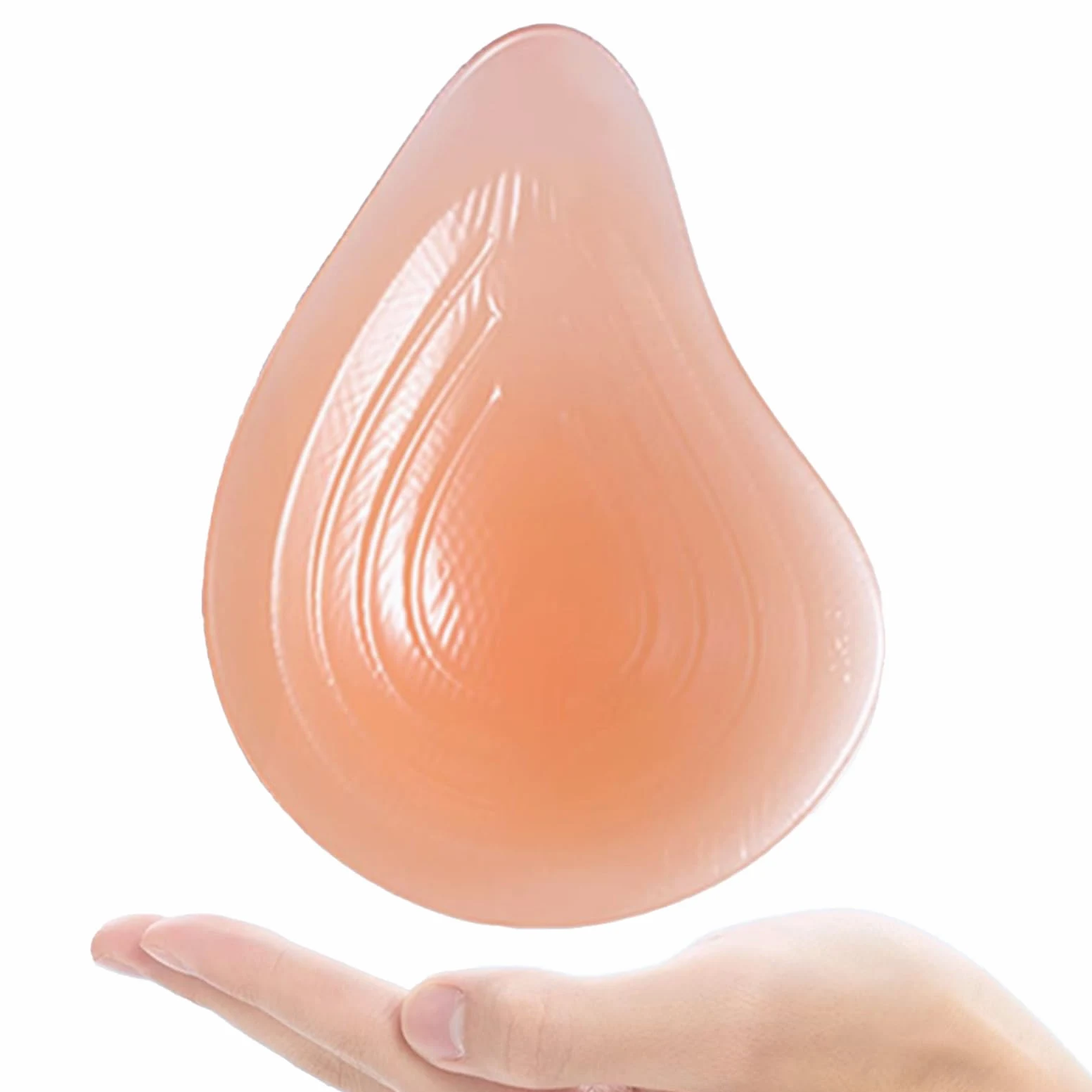 DD/cup（900g/pair）,OSEMISS Jedna para asymetrycznych samoprzylepnych wkładek do biustonosza silikonowe formy piersi dla transwestytów mastektomii transseksualistów cosplay