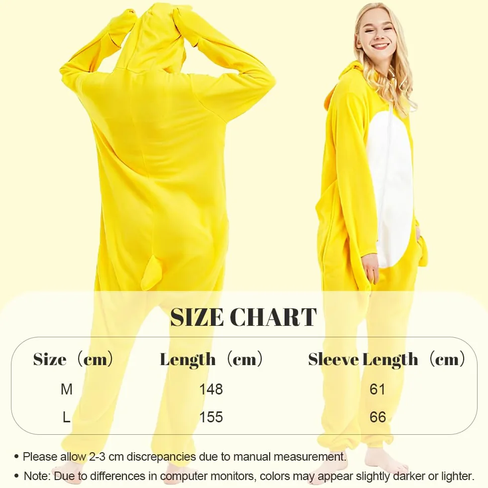 flintronic Unisex zwierzęcy kombinezon dla dorosłych, piżama dla dorosłych, bielizna nocna na Halloween, Boże Narodzenie, cosplay, przyjęcie, kostium, z kapturem, odzież domowa