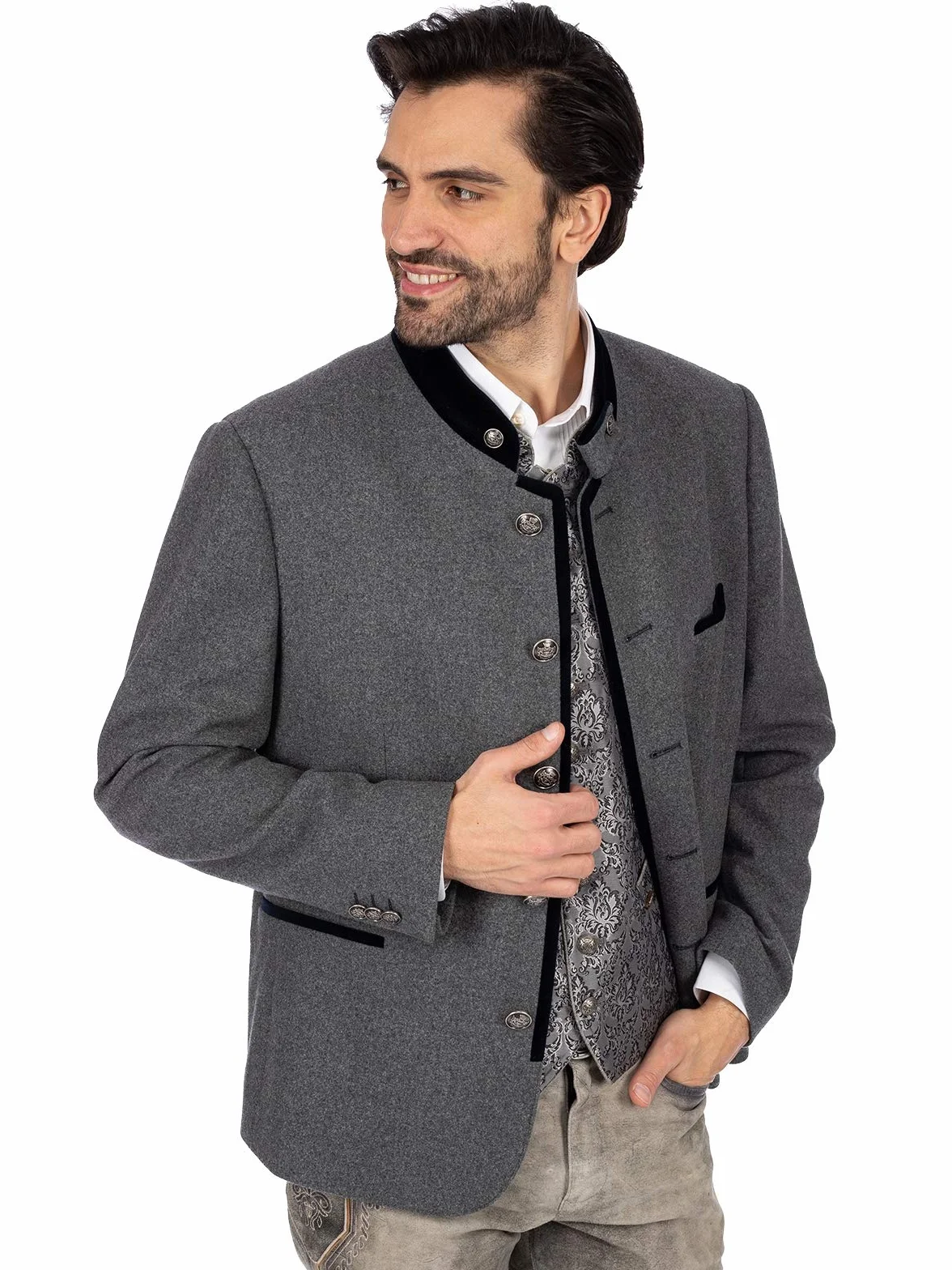 Stockerpoint Męska kurtka Quintus Business Suit Jacket, Kamienna noc niebieski, 58