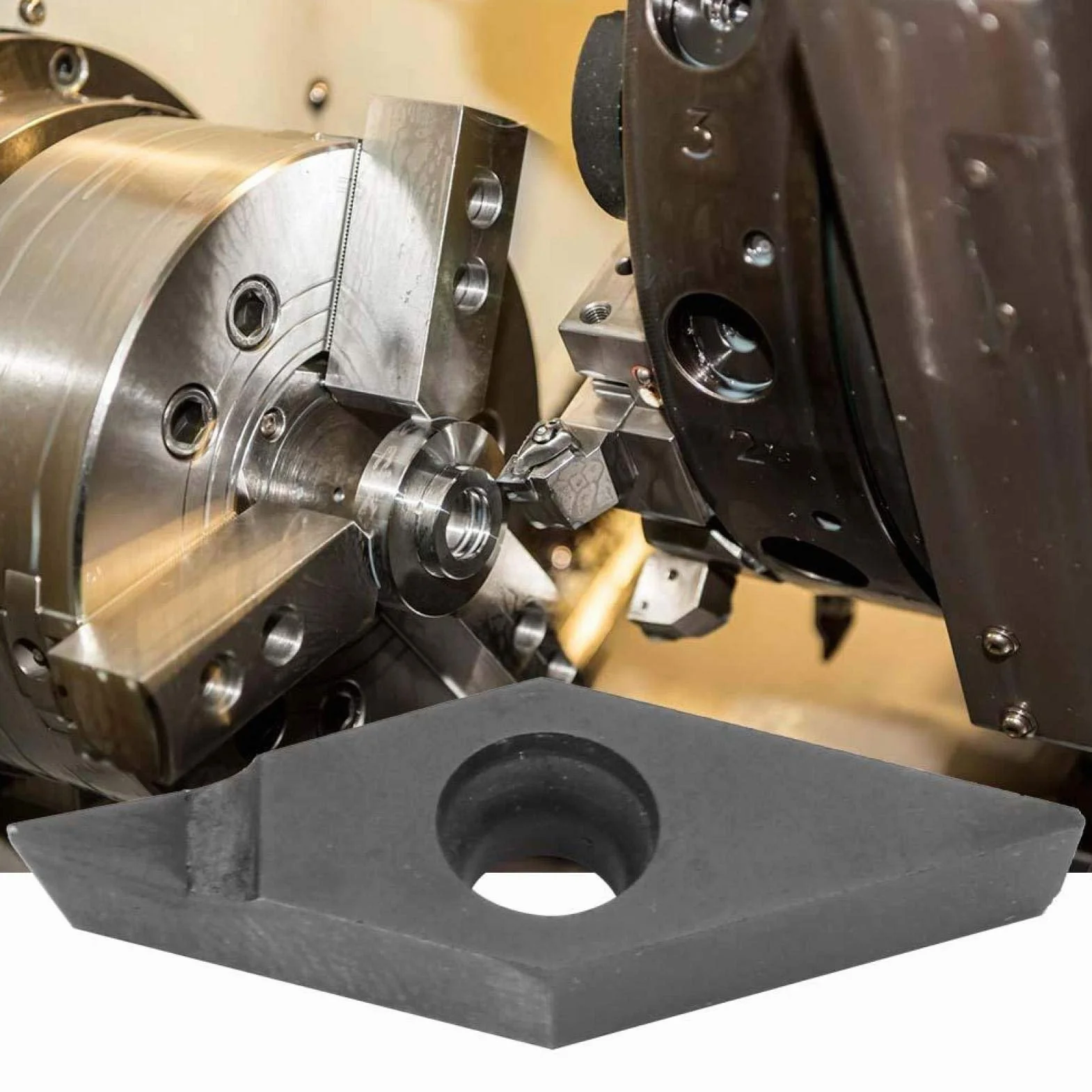 Wkładka diamentowa-TNMA16404 VCGT160404 PCD diamentowe ostrze wkładka tokarka CNC narzędzie do toczenia (VCGT160404)