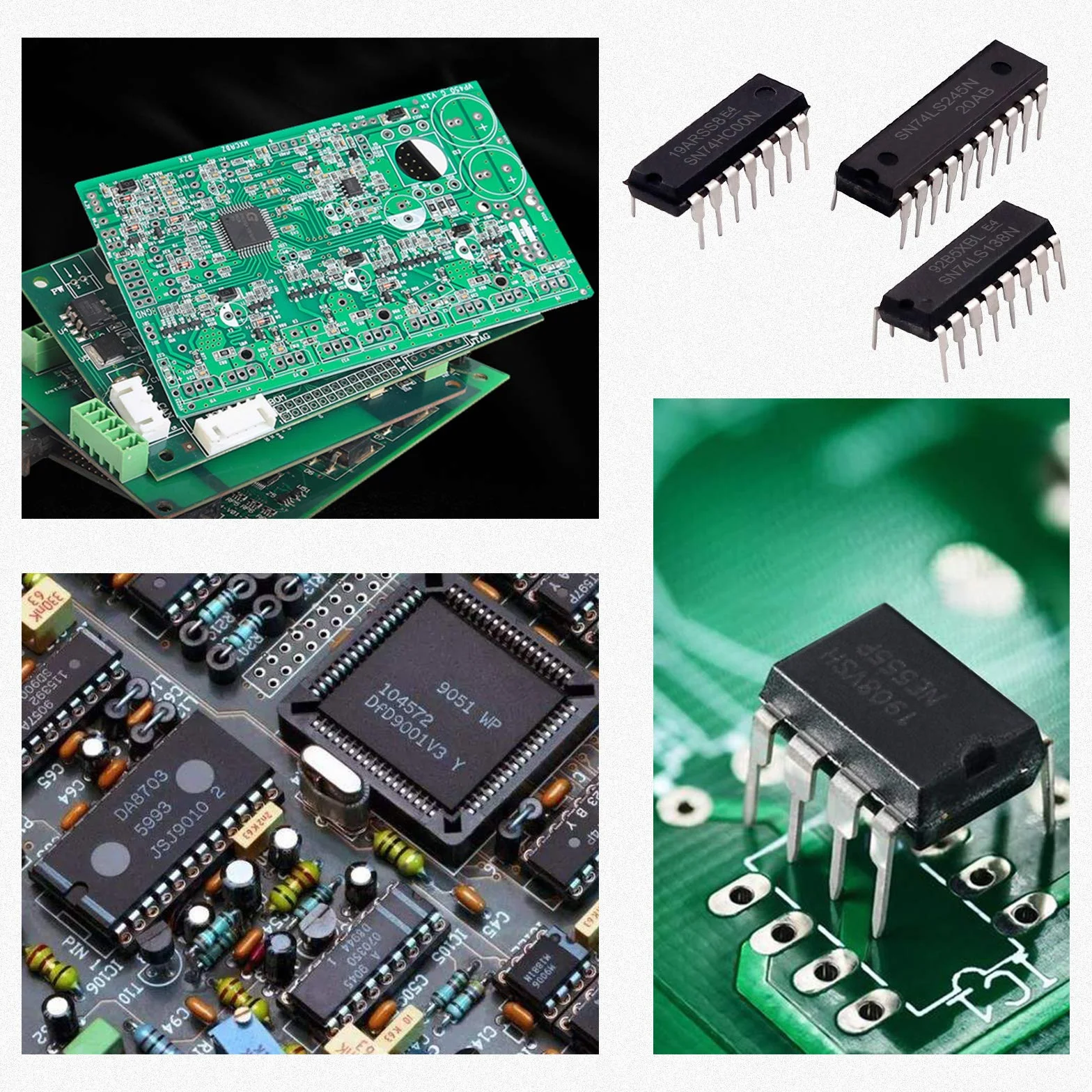 Swpeet Zestaw 40 sztuk w 20 różnych typach serii 74HCxx i 74LSxx Logic IC z pojemnikiem, rejestry wydania serii Schottky Logic do chipów