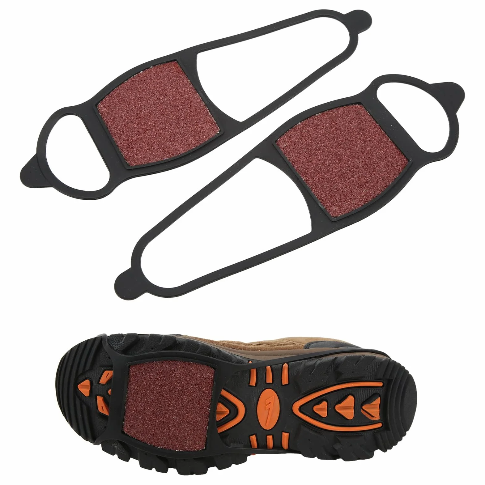 Gruby Pokrowiec na Buty Piaskowe 1 Para Pokrowiec na Buty śnieżne na Przodostopie Buty Dwustronne Trakcja Knaga