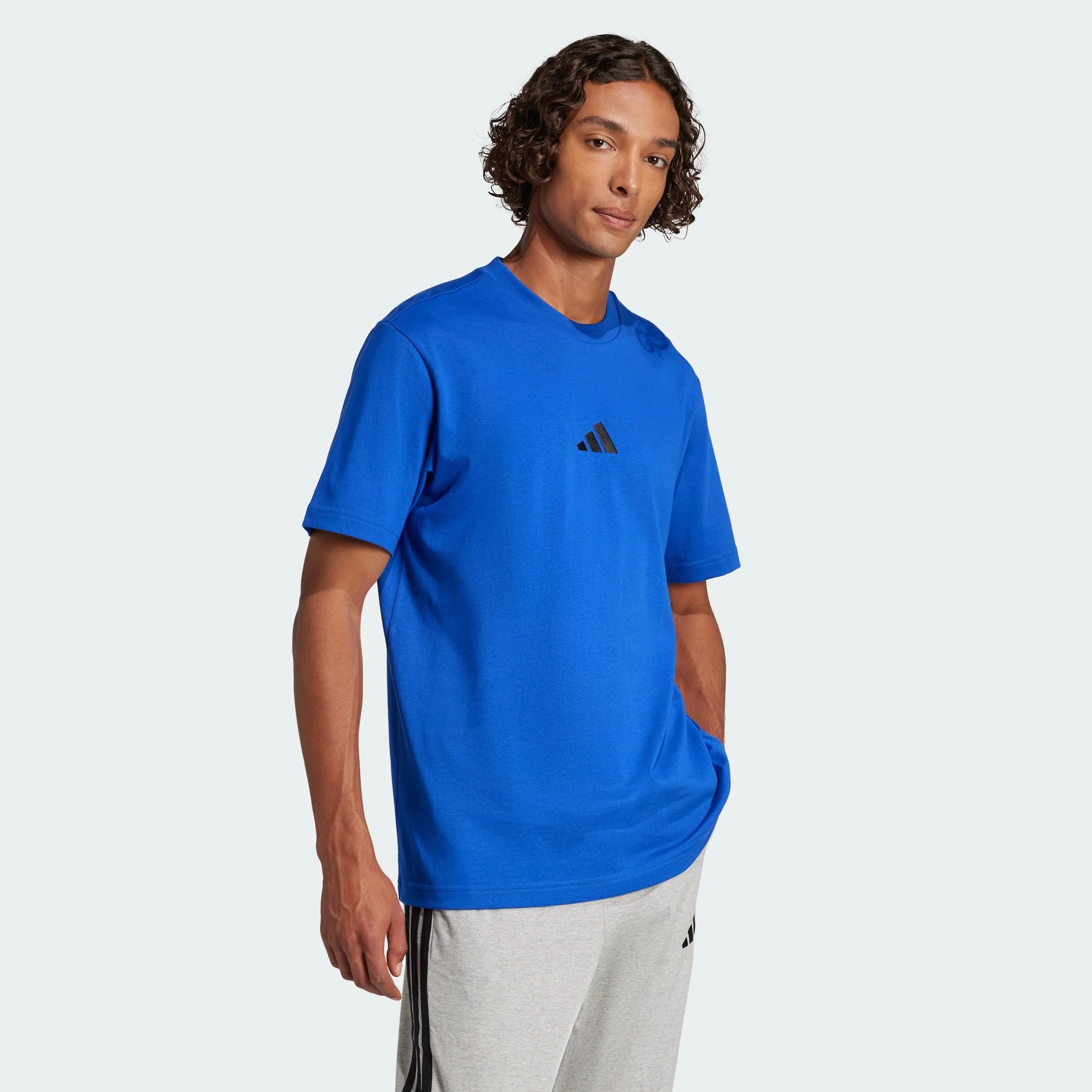 adidas Koszulka Mężczyźni Essentials Small Logo Single Jersey Tee
