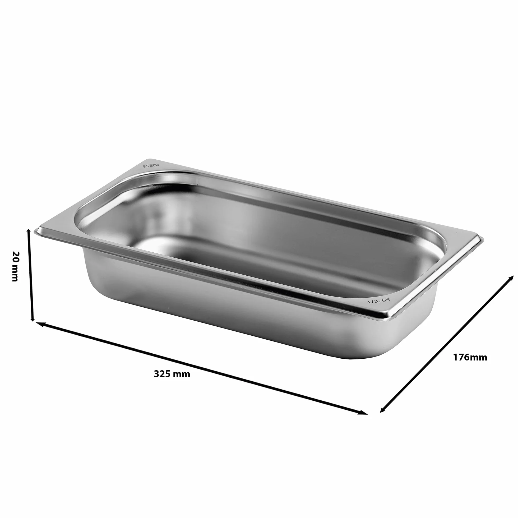Saro Budget Line pojemnik gastronomiczny 1/3 GN głębokość 20 mm
