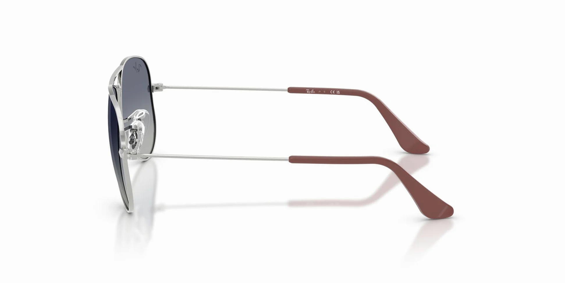 Ray-Ban Junior Rj9506s metalowe okulary przeciwsłoneczne lotnicze