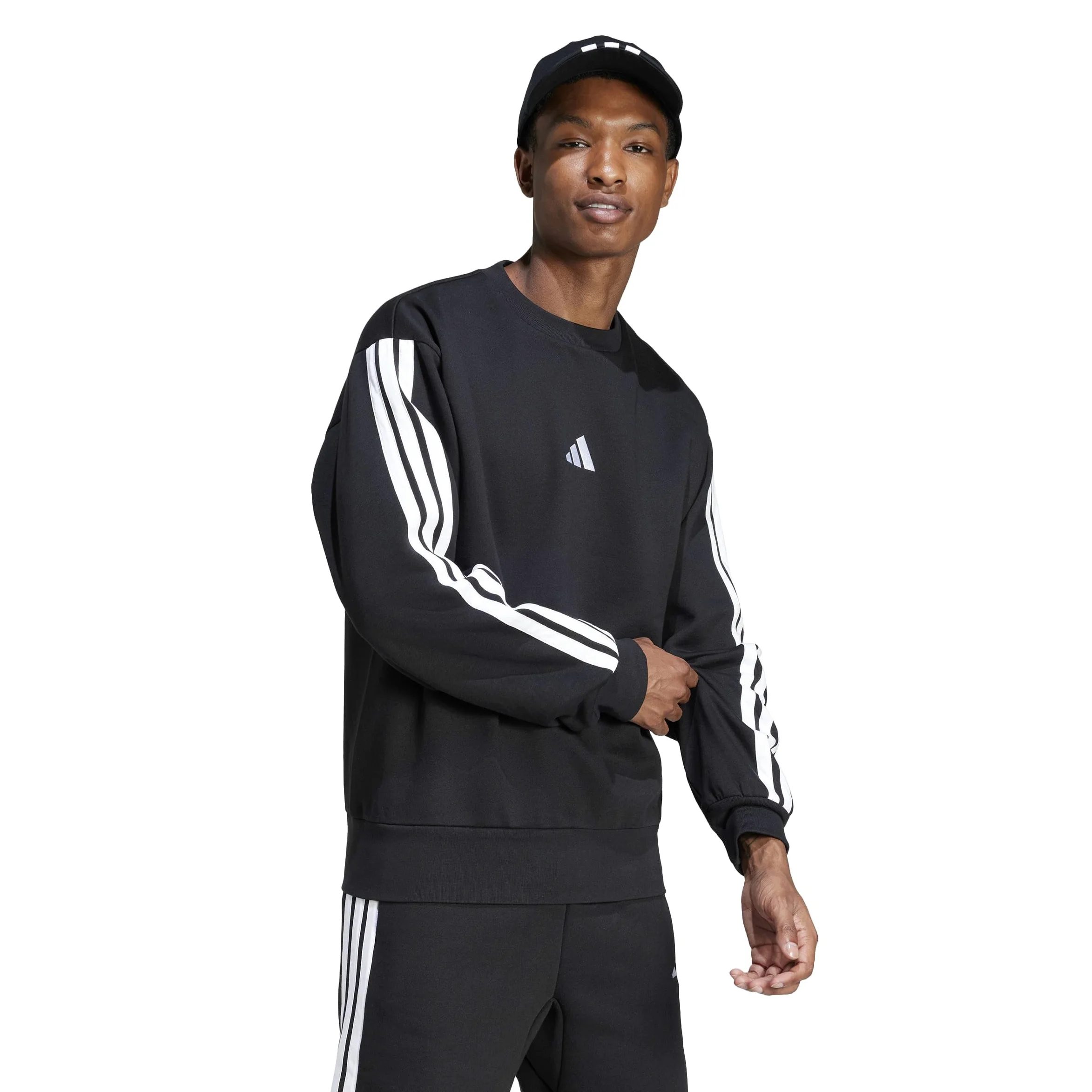 adidas Bluza sportowa Mężczyźni Essentials 3-stripes Fleece Sweatshirt