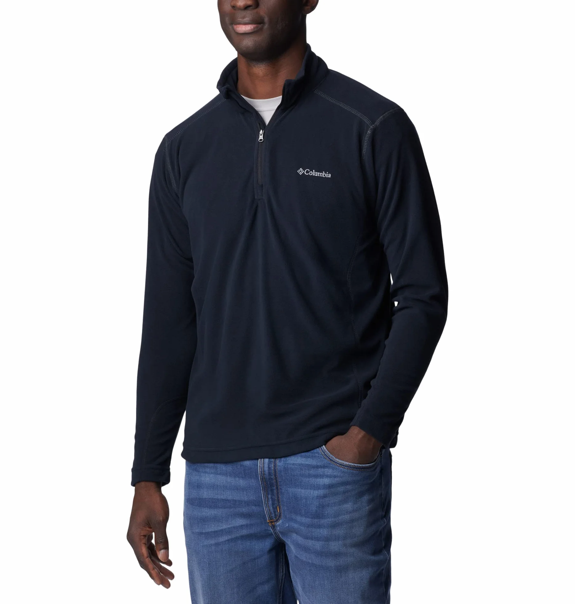 Columbia Klamath Range 2 Half Zip, Bluza Polarowa Mężczyźni, Black, XL