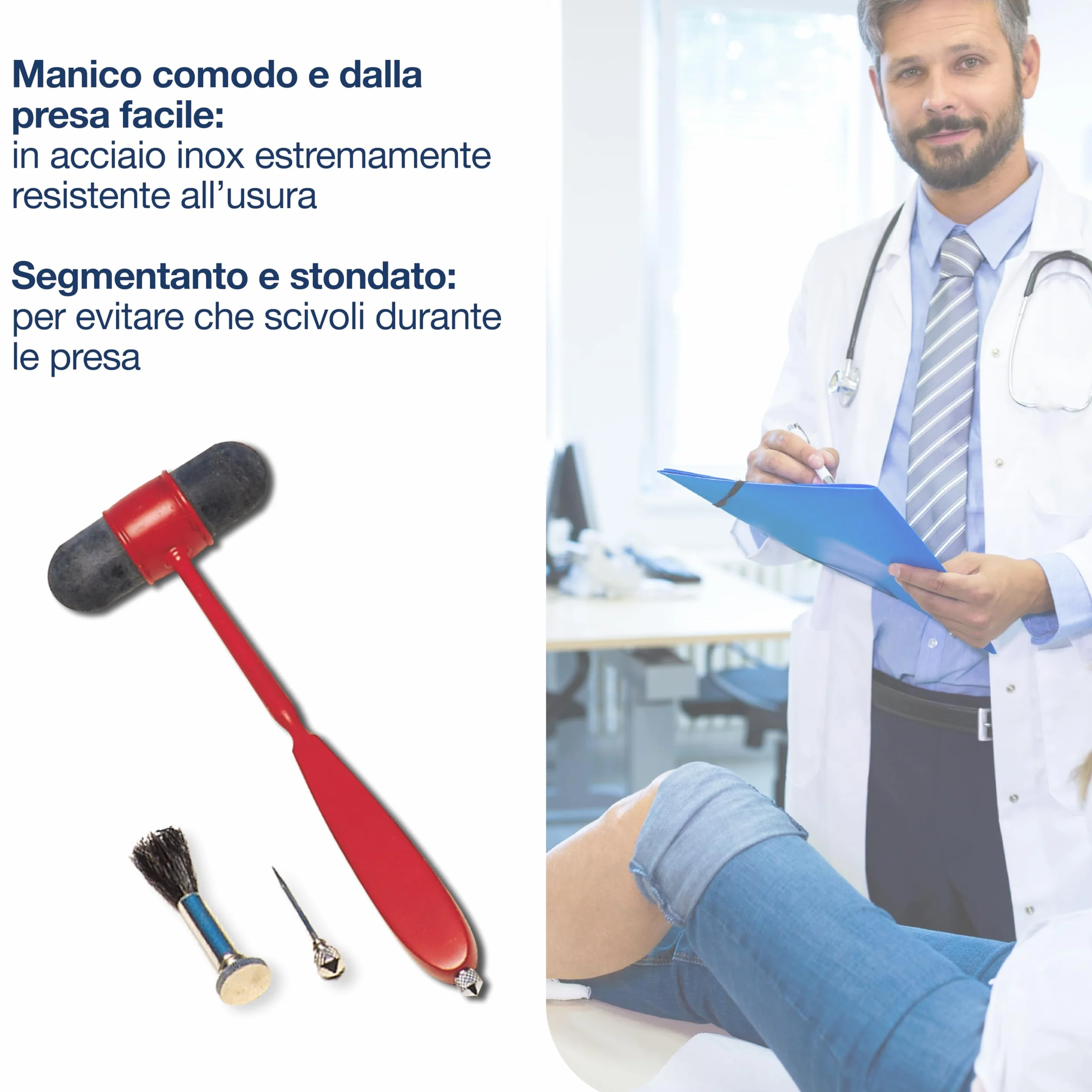 Gima 31255 młotek neurologiczny, kolor Dejerina, 1 sztuka