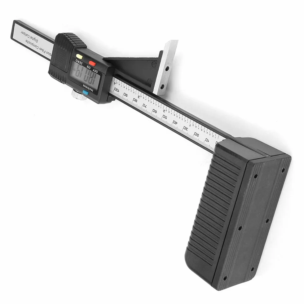 ANGGREK Cyfrowy wysokościomierz, zestaw do budowania, zakres pomiarowy 0-150 mm, cyfrowe precyzyjne wysokości osłony, miernik głębokości z podstawą magnetyczną