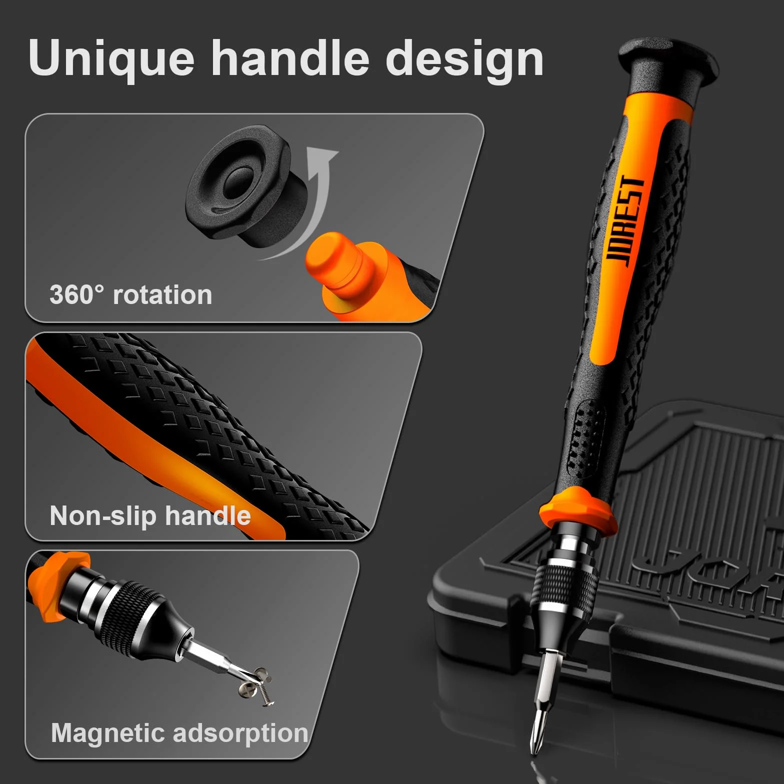 JOREST Zestaw wkrętaków precyzyjnych z zabezpieczeniem, Torx T5 T6 T8 T9, triwing Y00, gwiazdkowy P5 itp., do naprawy laptopa, konsoli Switch, PS4, Xbox, MacBooka, iPhone’a, dzwonka, zegarka, okularów