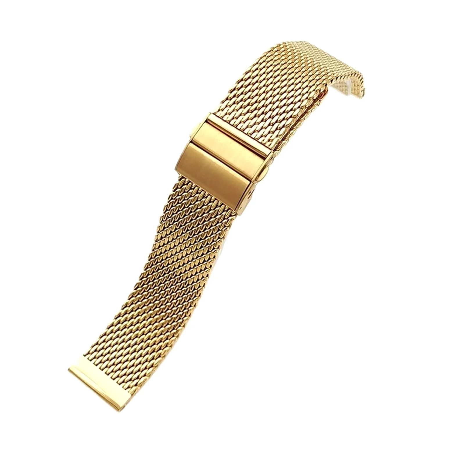 1 szt. Bransoleta do zegarka IWC 20 mm 22 Siatka metalowa ze stali nierdzewnej