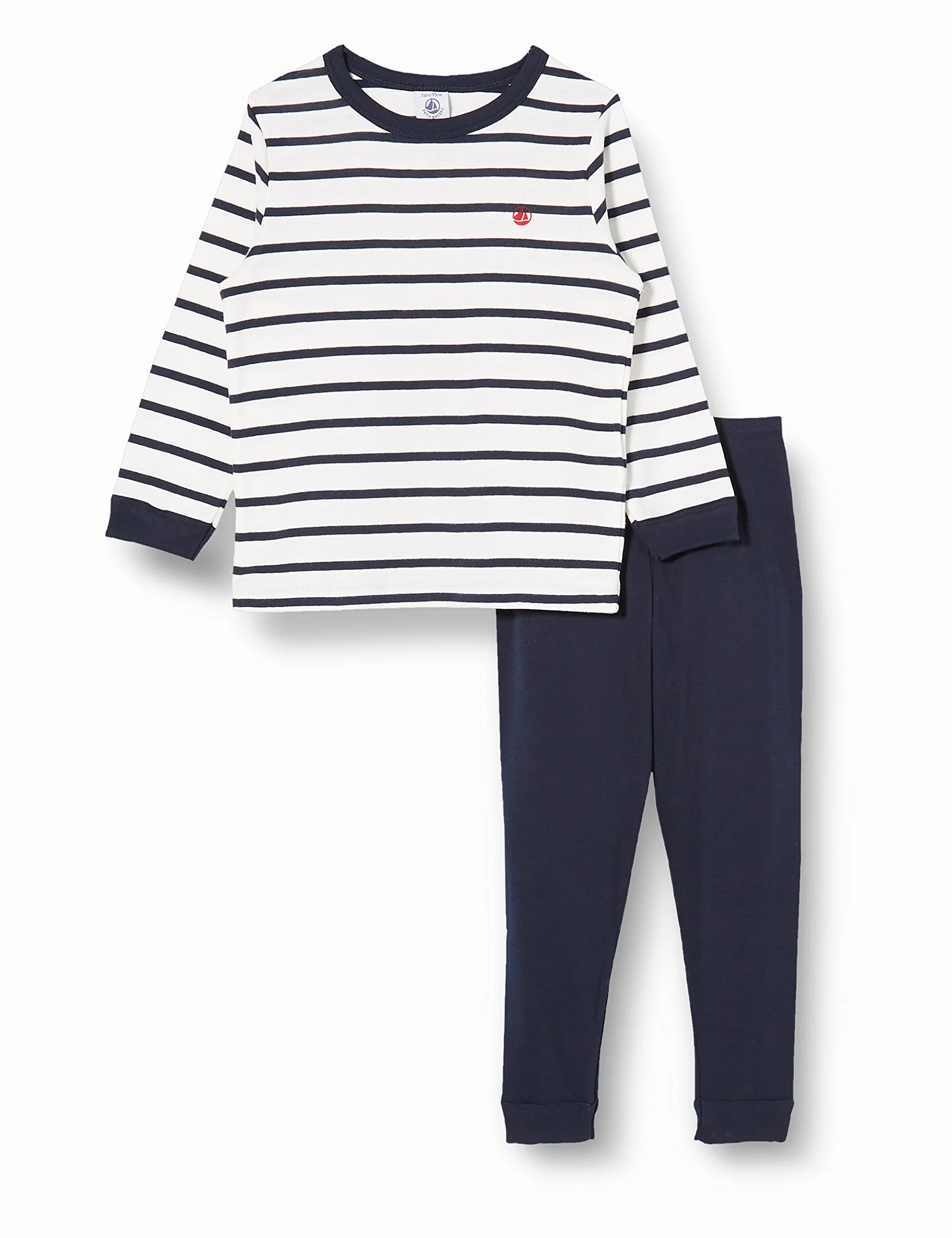 Piżama chłopięca Petit Bateau, Niebieski, 10 lat