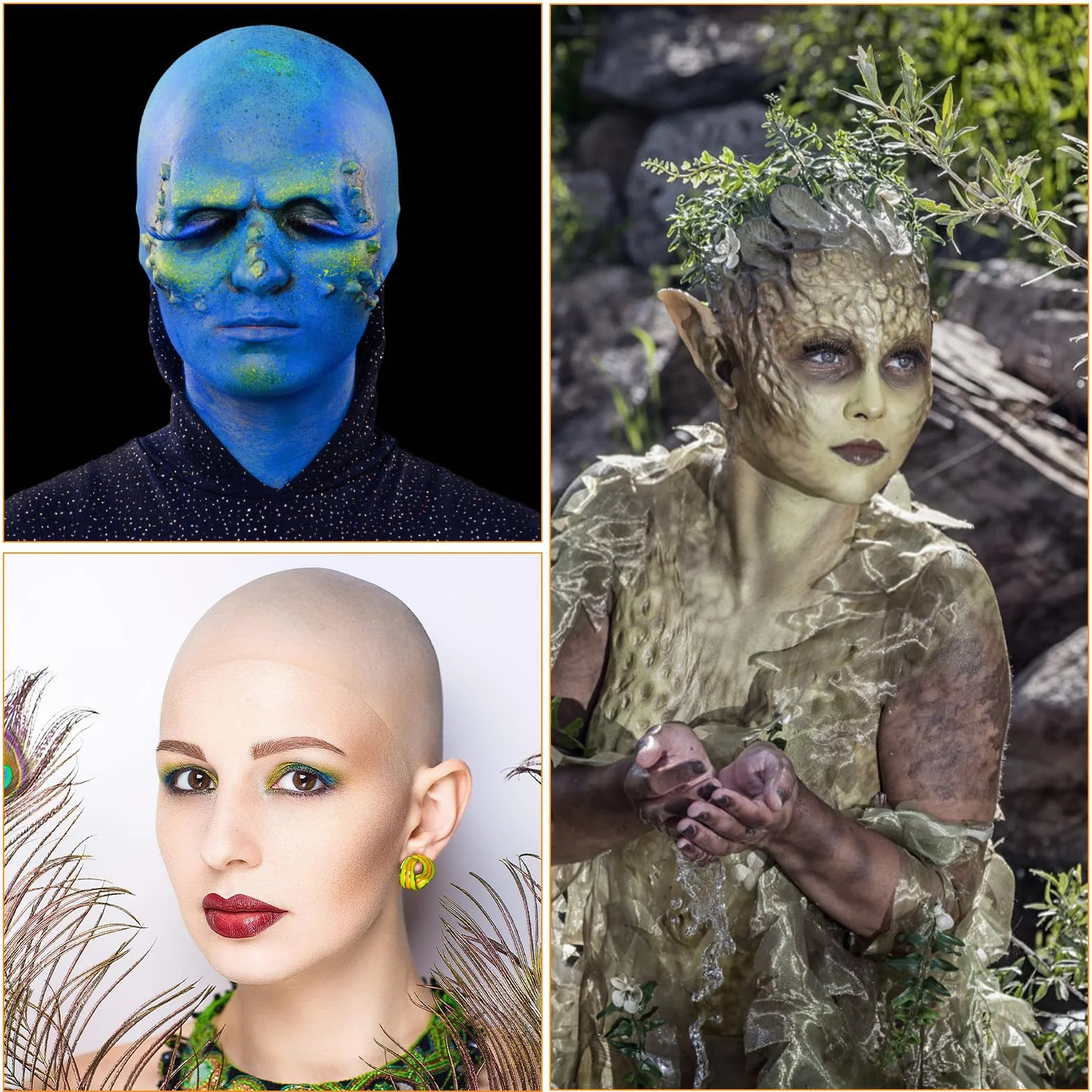 Łyse czapki siateczka na włosy nakładka pod perukę i zabawna peruka lateksowa łysa czapka dla dorosłych mężczyzn i kobiet akcesoria Halloween Cosplay łysa nakładka pod perukę akcesoria kostiumowe