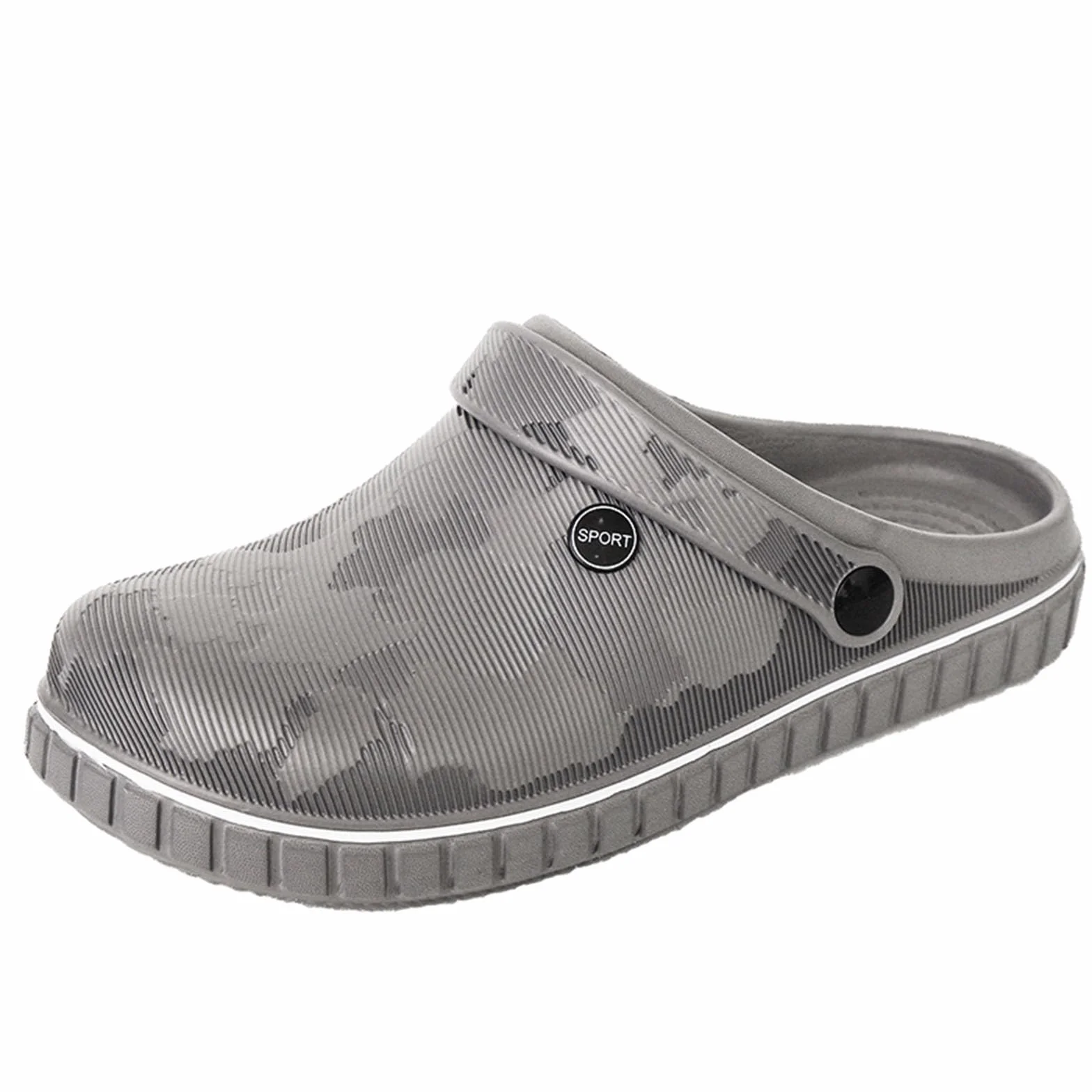 SECHRITE Męskie chodaki ogrodowe, chodaki, gumowe, męskie, buty robocze, pantofle, lekkie gumowe buty do kuchni, szpitala