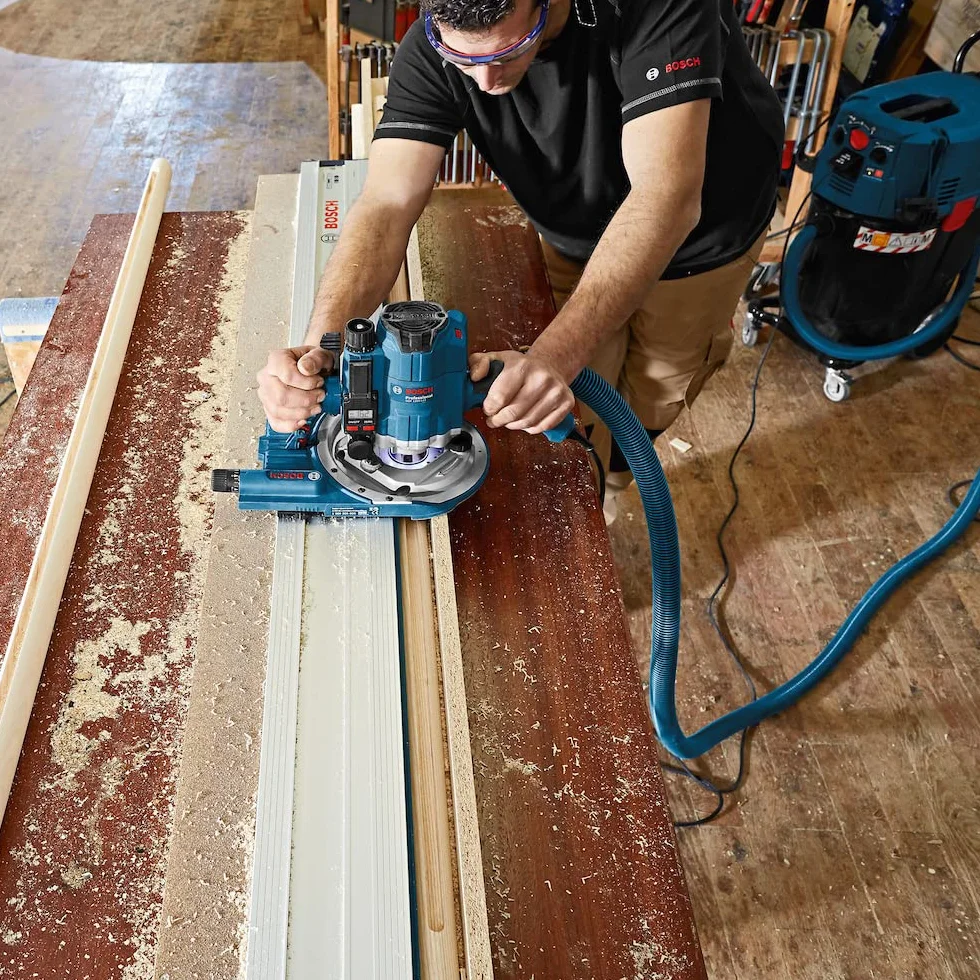 Bosch 1x Frez PRO do zaokrągleń (do Miękkie drewno, Twarde drewno, Ø 36,7 mm, Professional Akcesoria Frez ręczny, Frez krawędziowy)