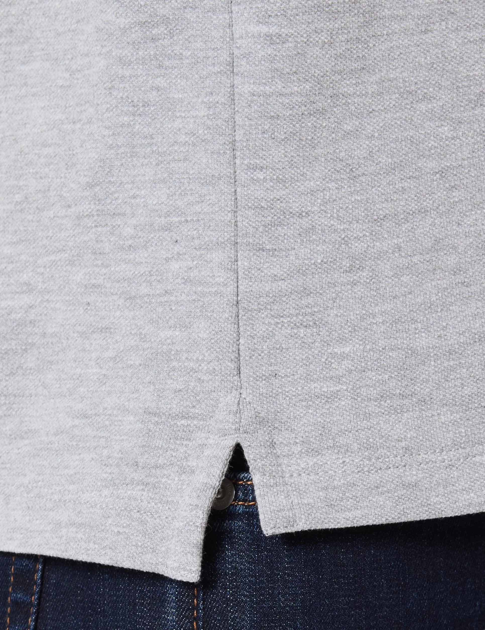 Pepe Jeans Męska koszulka polo M Basic Long Polo, szara (Marl Grey), M, Szary (Marl Grey), M