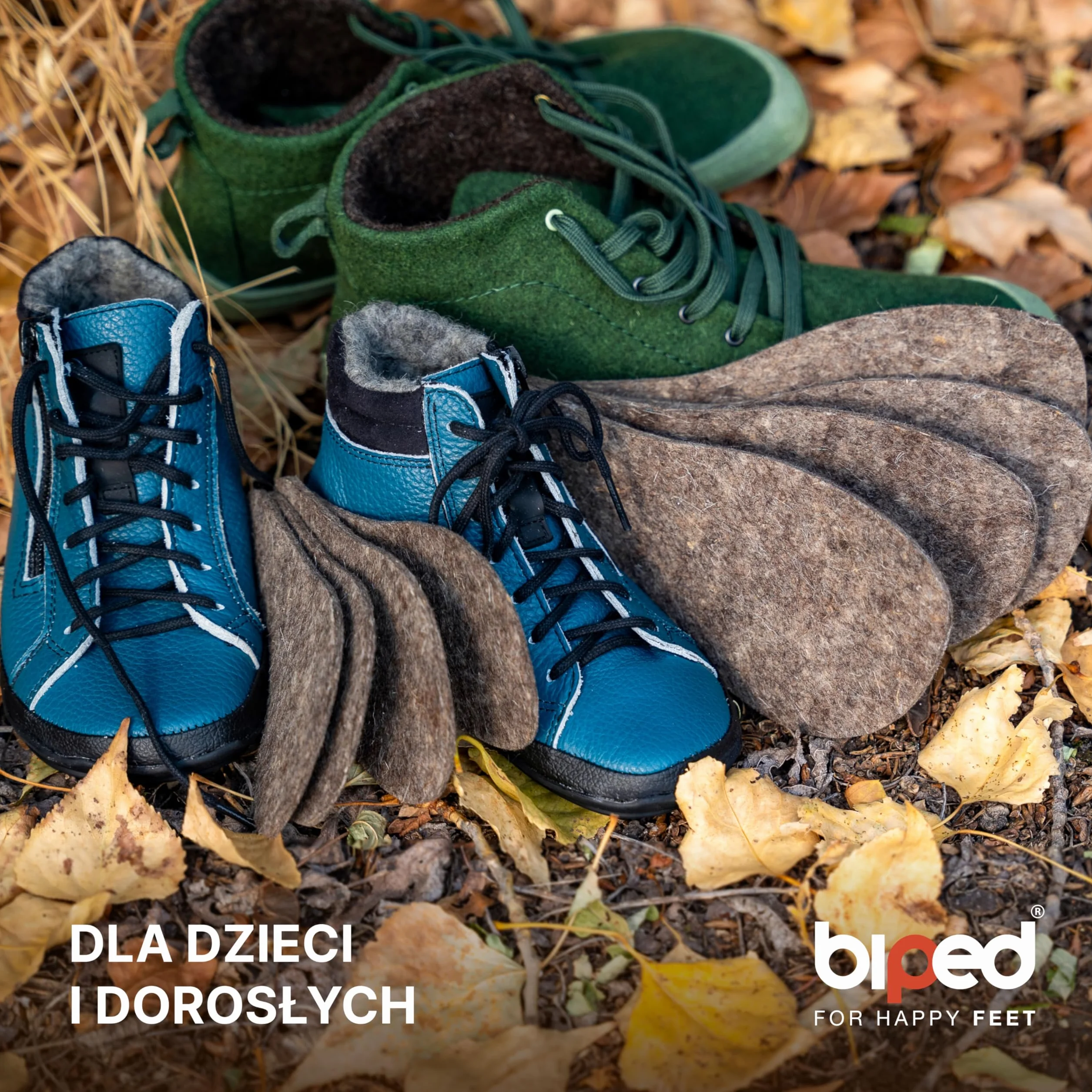 biped minimal sole ZUBIRI - 2 pary wkładek do butów barefoot - wkładki z prawdziwego filcu wełnianego - pasują do butów minimalistycznych dla dorosłych i dzieci(42)