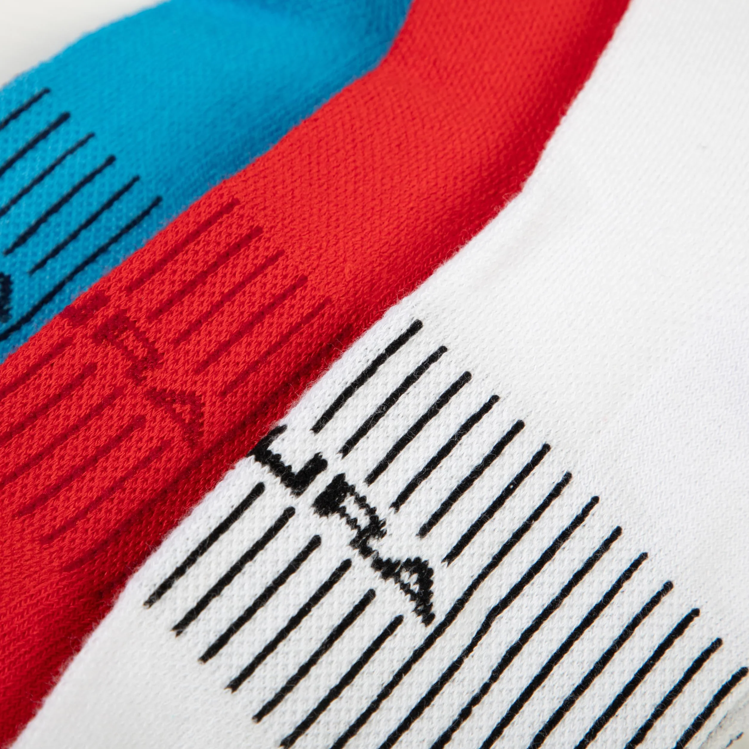 Canterbury Coolmax® Race Socks 3-Pack Lightweight Moisture Wicking Athletic Crew Socks for Cycling