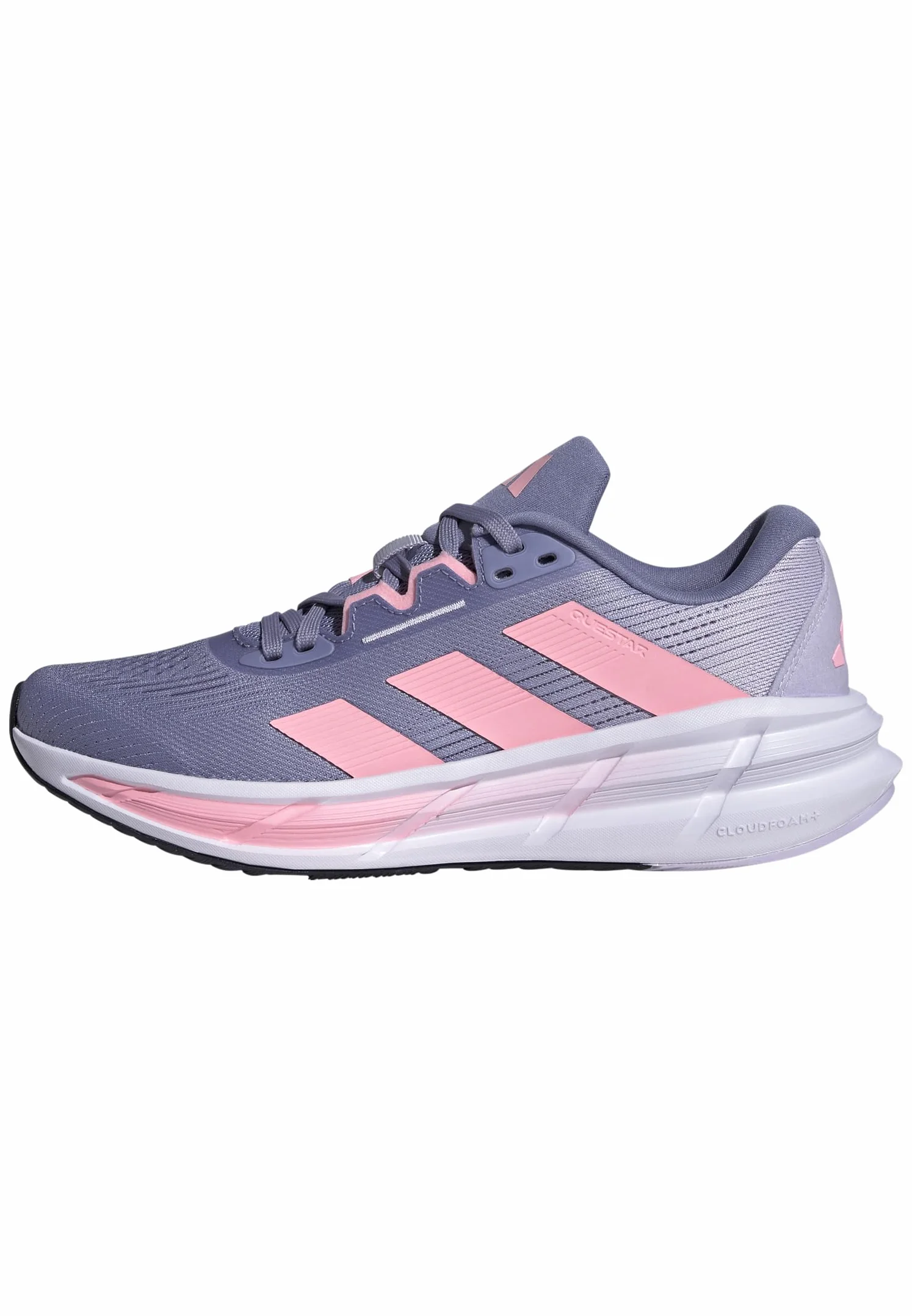 adidas Kobiety Questar 3 Running Shoes, Silver Violet/Pink Spark/Silver Dawn, 40 2/3 EU