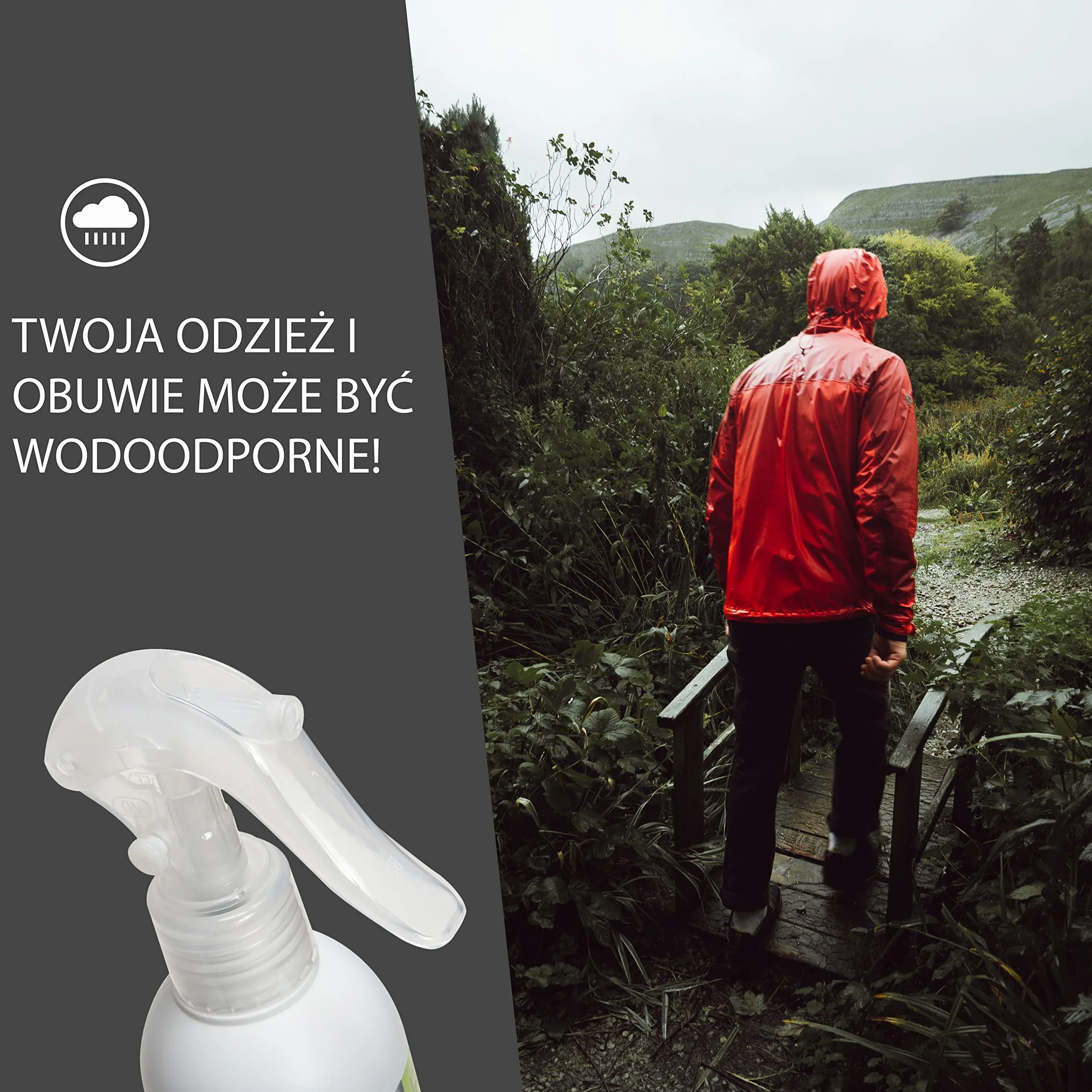 Mountval Protector Textile Shield 2 x 300ml do Odzieży, Obuwia, Skóra, Nubuk, Zamsz, Tkanina & GORE-TEX