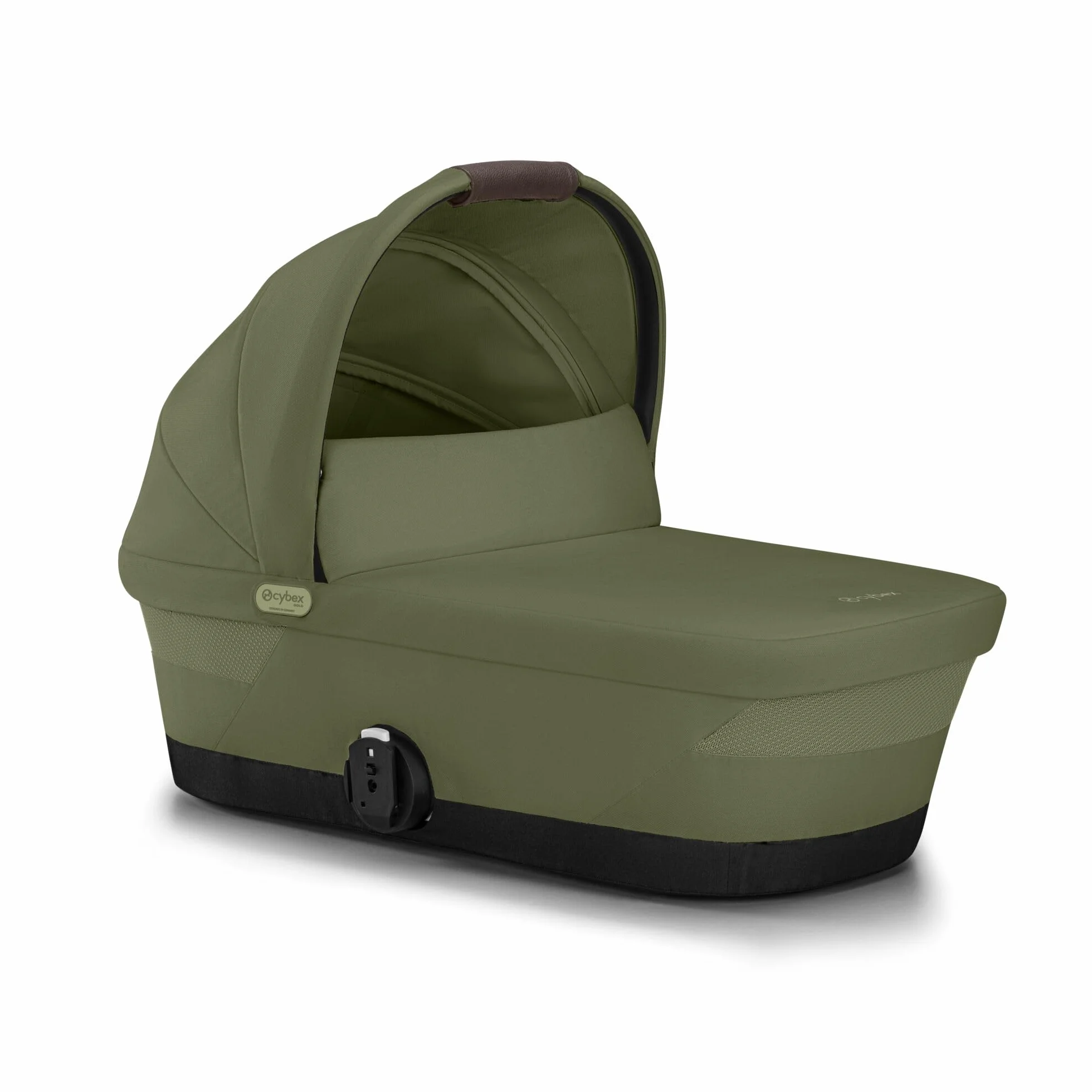 CYBEX Gold Gondola do łóżeczka GAZELLE S, Od urodzenia do ok. 6 miesięcy (max. 9 kg), Dla CYBEX Gazelle S i e-Gazelle S, Moss Green