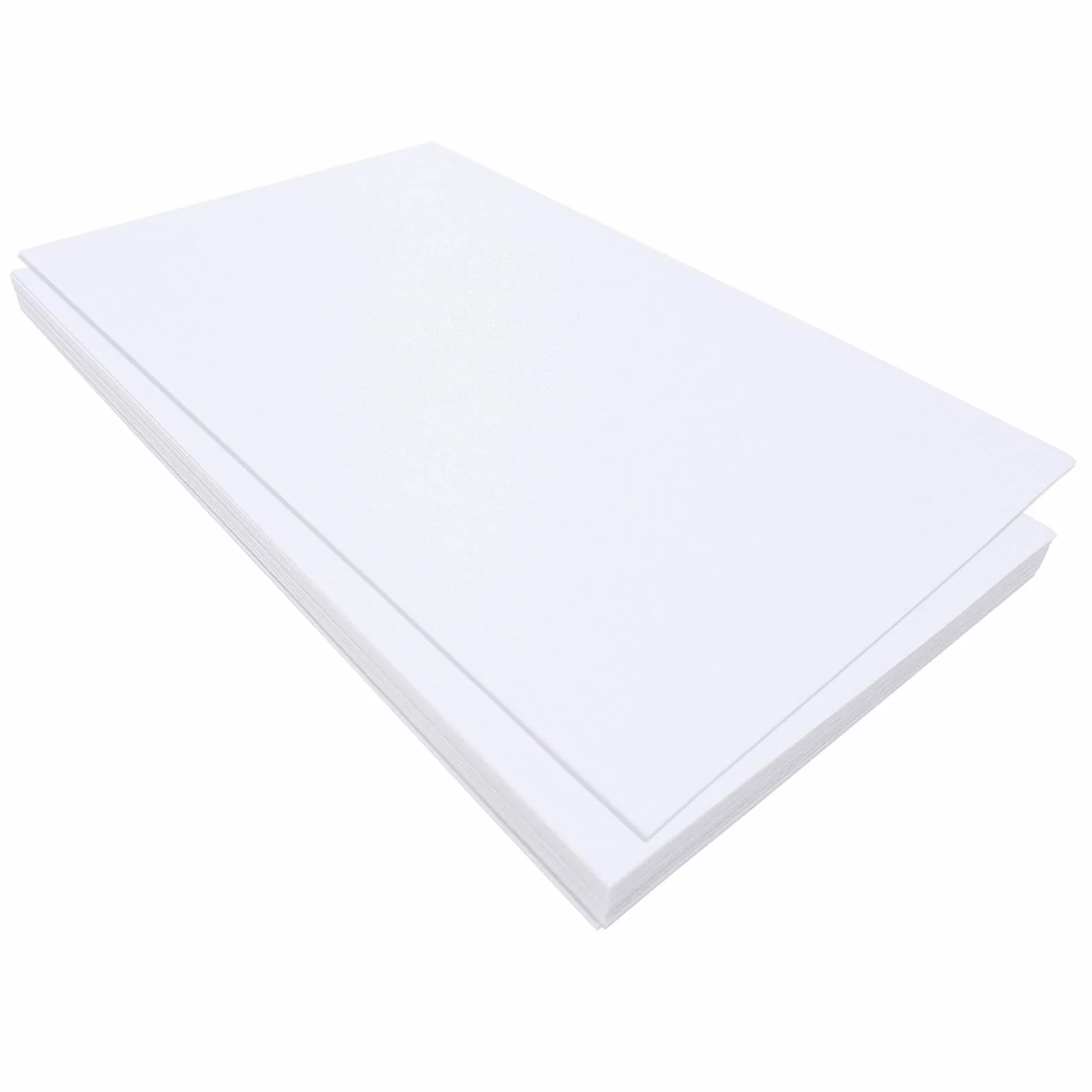 Jtnohx Sztywne arkusze filcowe, 11 szt. tkaniny filcowej, 17,78 x 28,7 cm, kolorowy kwadrat do rękodzieła, materiał rzemieślniczy do szycia, biały