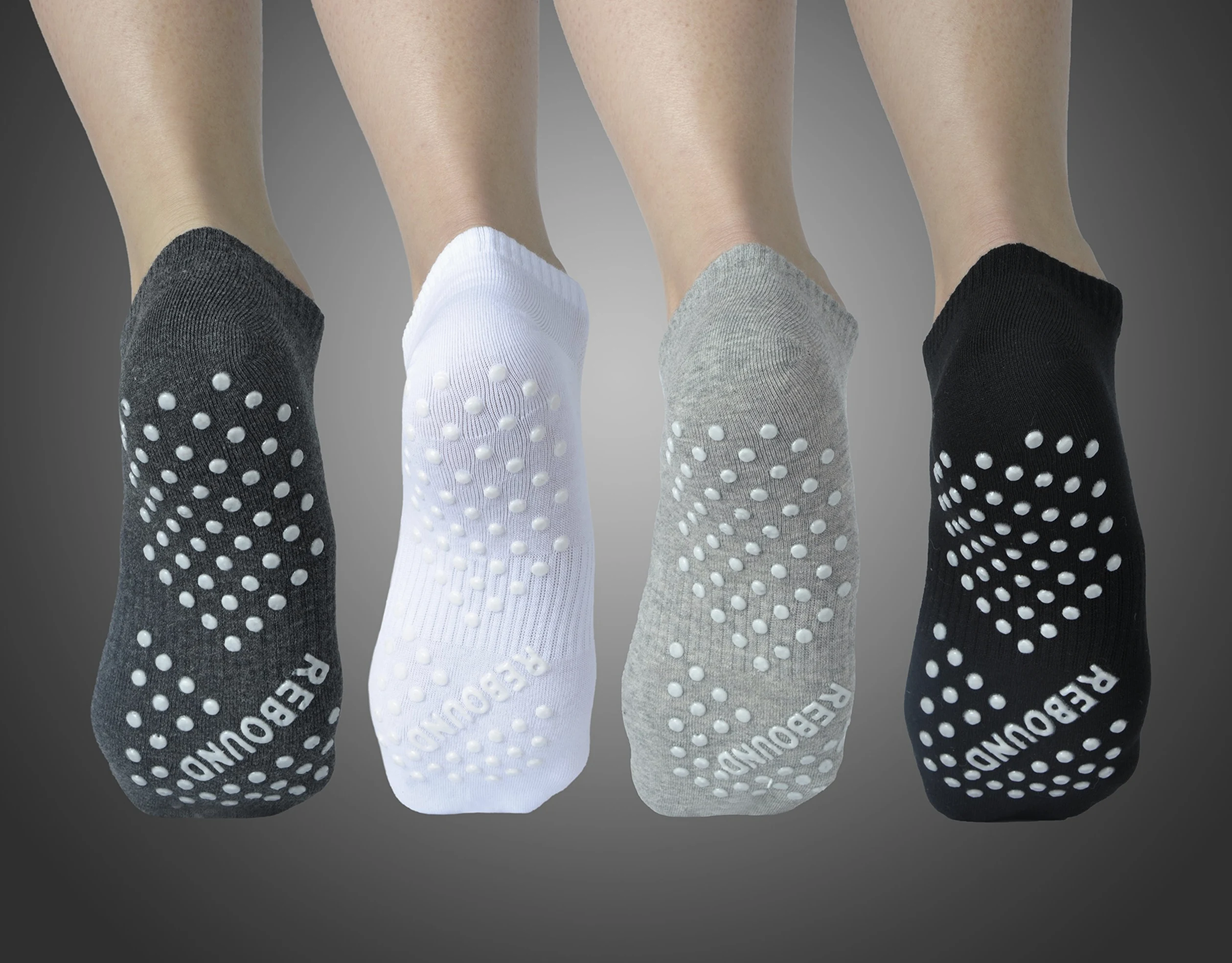 DIBAOLONG Damskie i męskie skarpety o niskim kroju, 6 par kostek No Show Athletic Short Cotton Socks