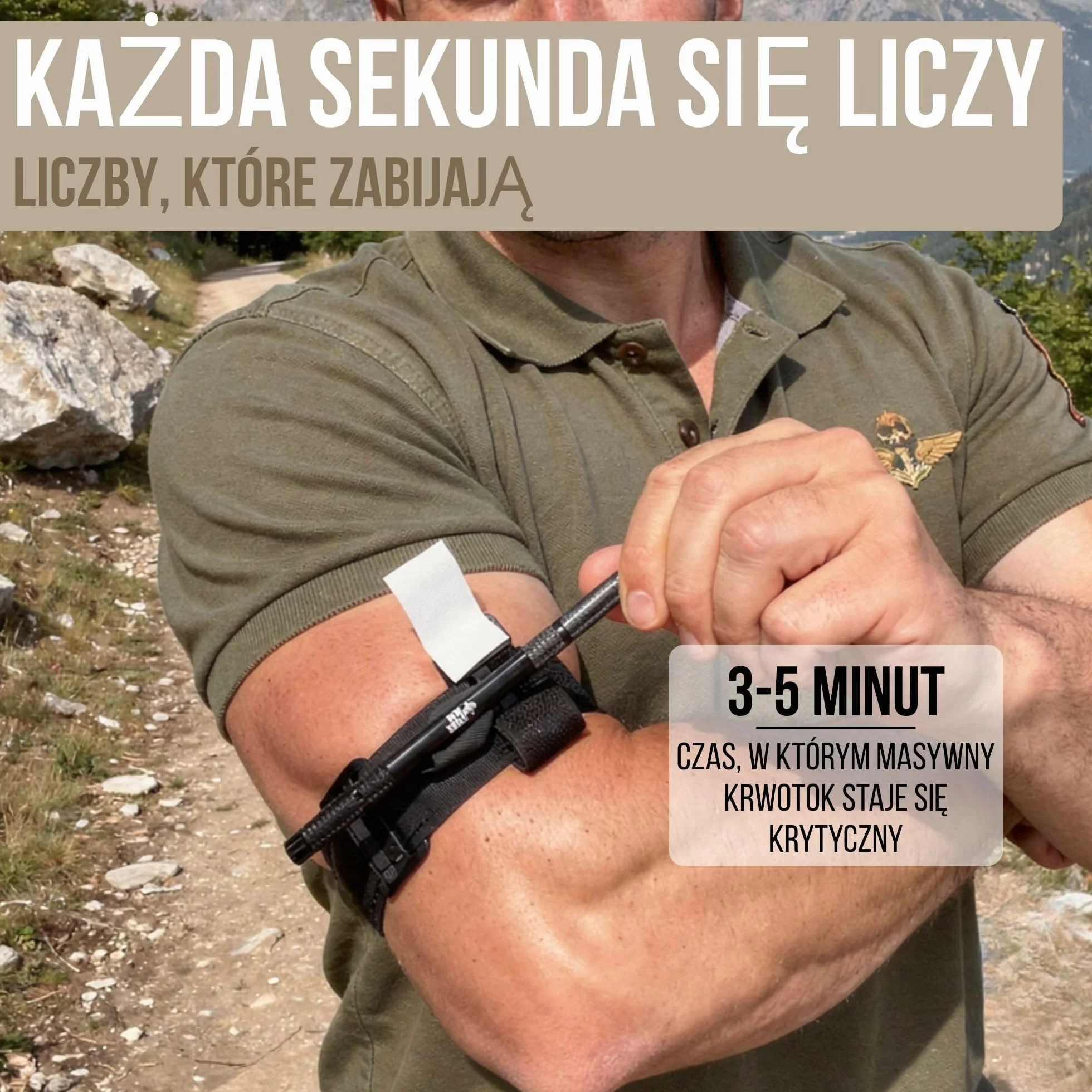 Profesjonalny Zestaw 2x Strate Gear Taktyczny Opaska Uciskowa Tourniquet - Ratownictwo Medyczne, Pierwsza Pomoc, Wojskowy Standard