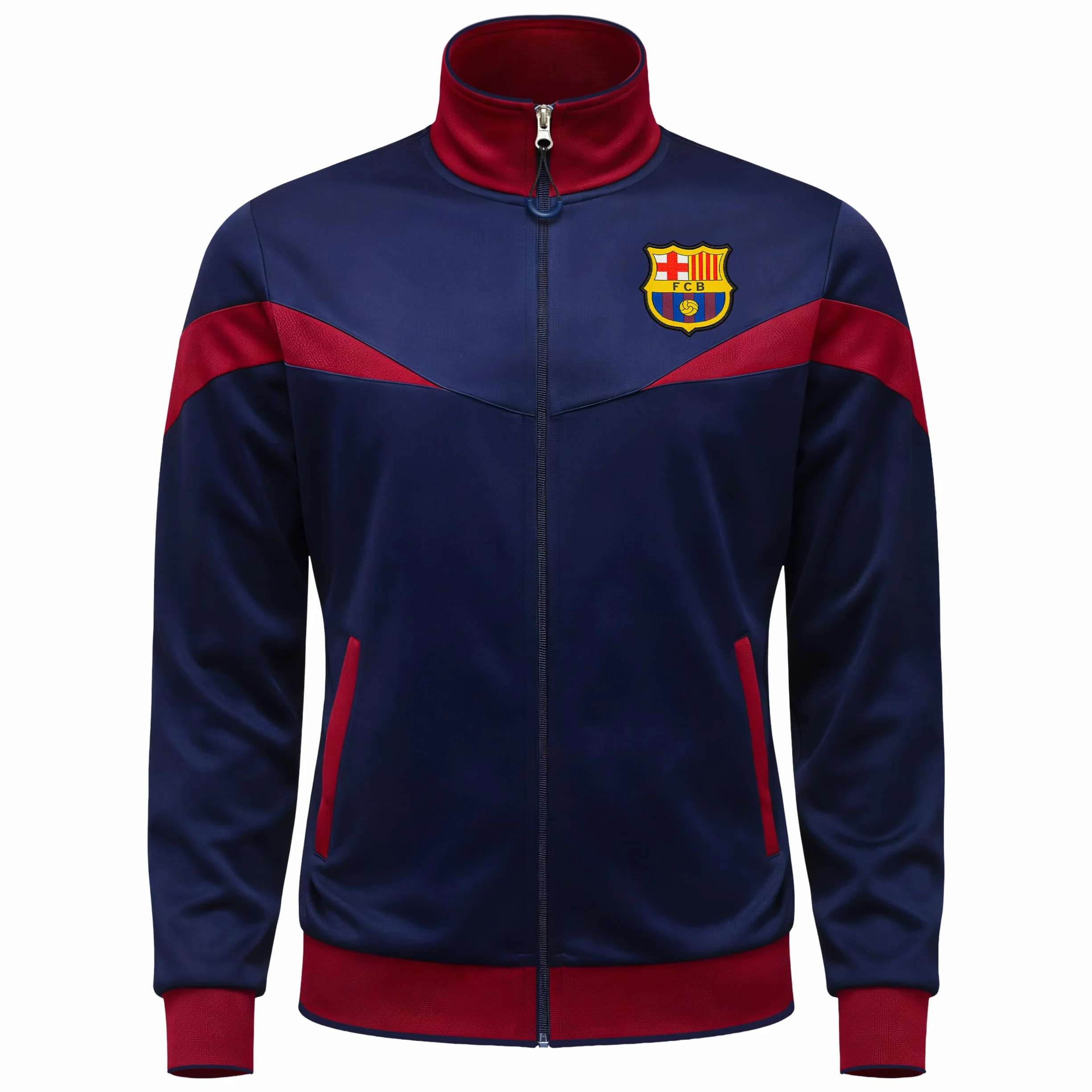 Icon Sports FC Barcelona bluza dresowa z zamkiem błyskawicznym