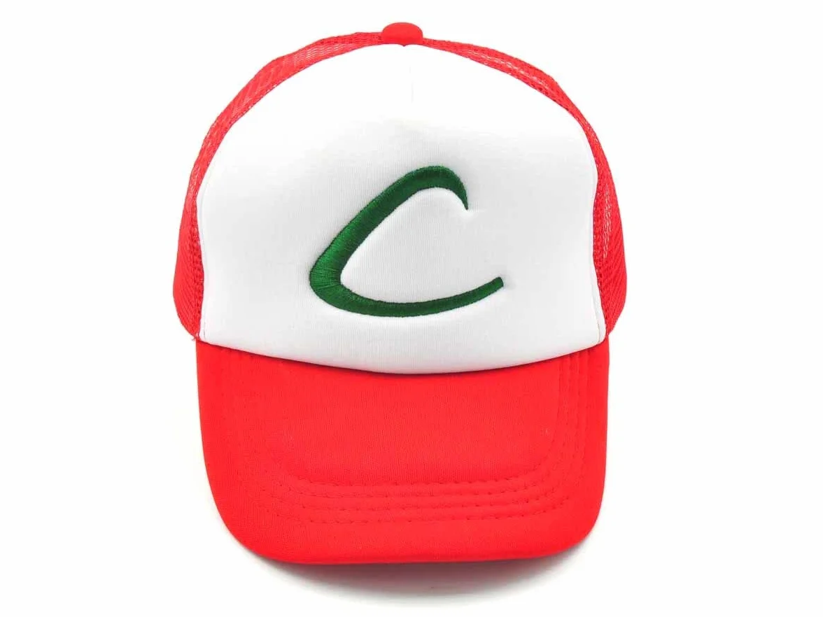 Ash Ketchum czapka z daszkiem do kostiumu Cosplay | generacje: 1, 4