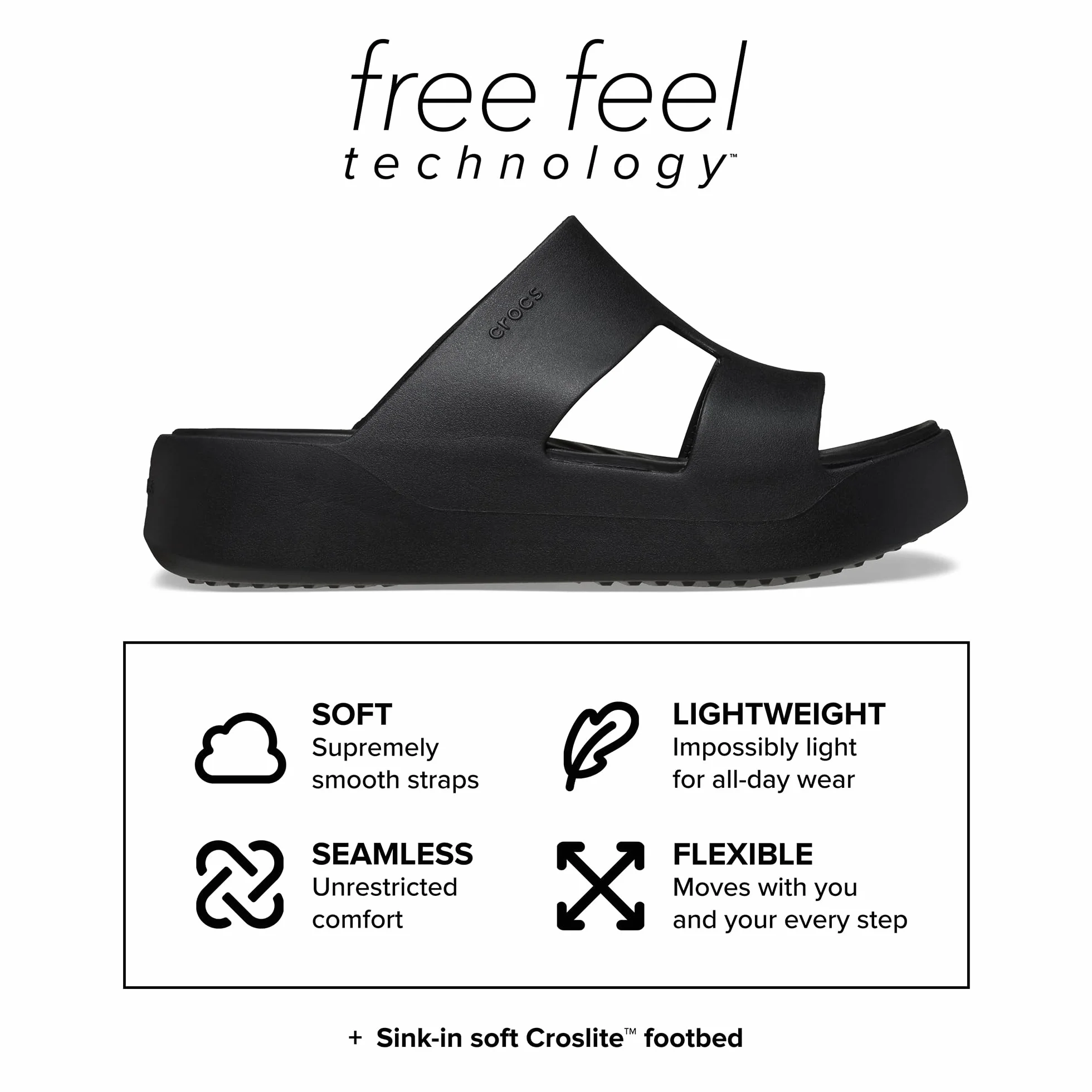 Crocs Getaway Platform H-Strap Sandal dla Kobiet