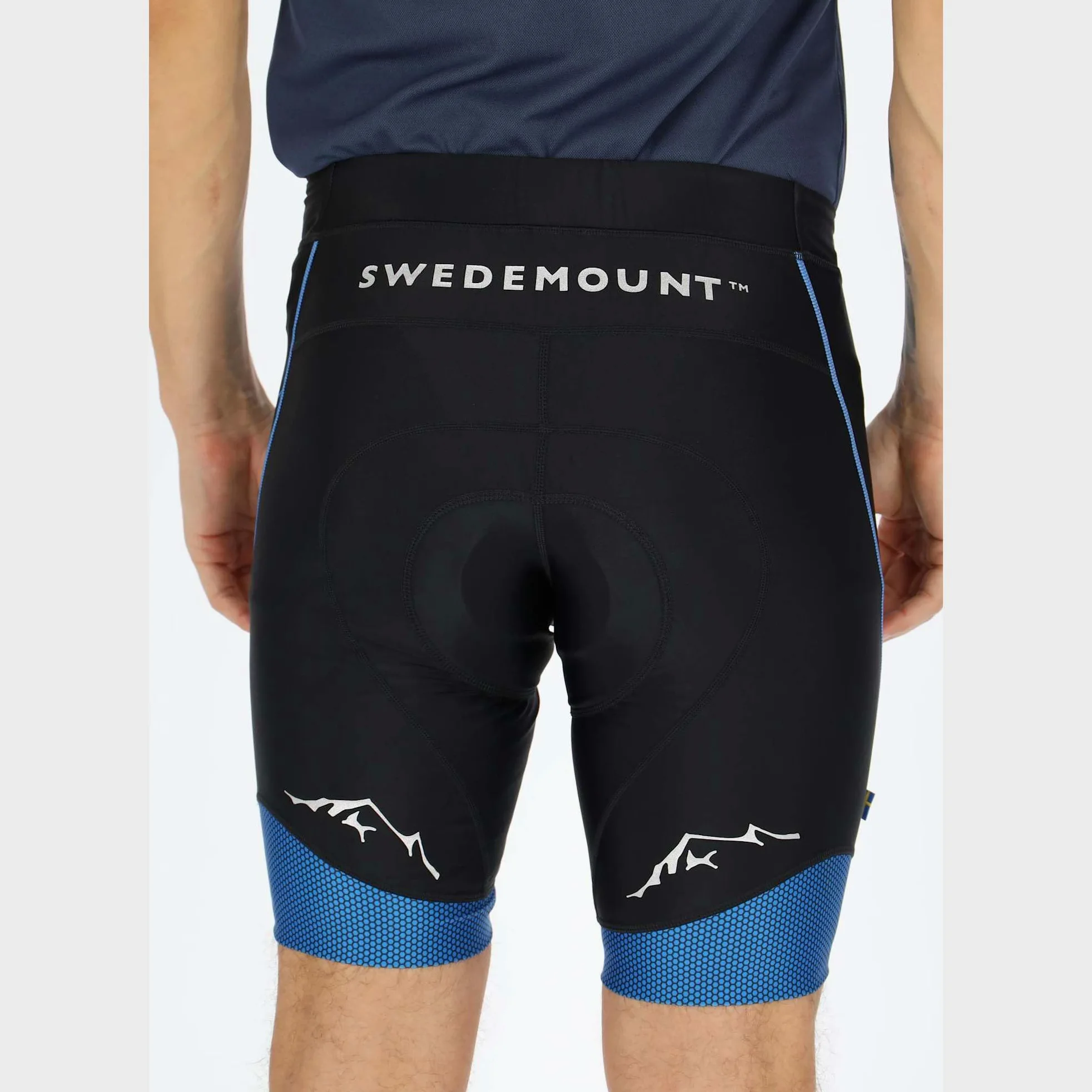 Swedemount Giro Spodenki Rowerowe Męskie Rajstopy Rowerowe z Wyściełanym Siedziskiem