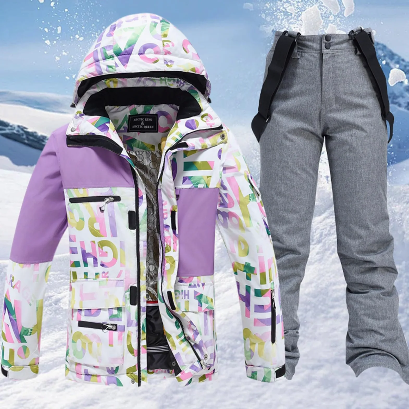 Générique Męski zestaw do joggingu 2-częściowy bawełniany dres treningowy spodnie sportowe lekkie miękkie modne długie rękawy do biegania rekreacyjne A74