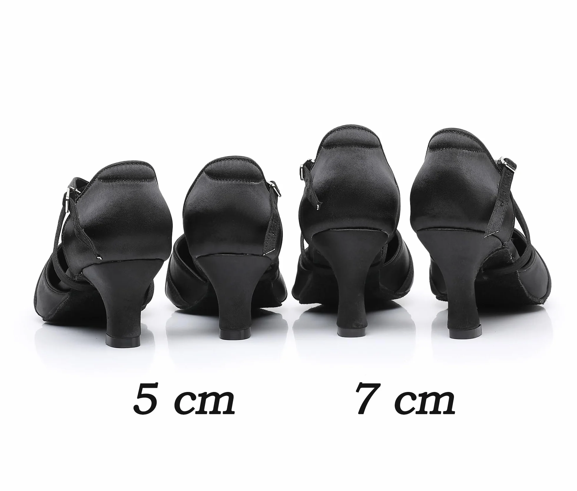 Damskie buty do tańca latynoskiego salsa tango walc obcas 5/7 cm