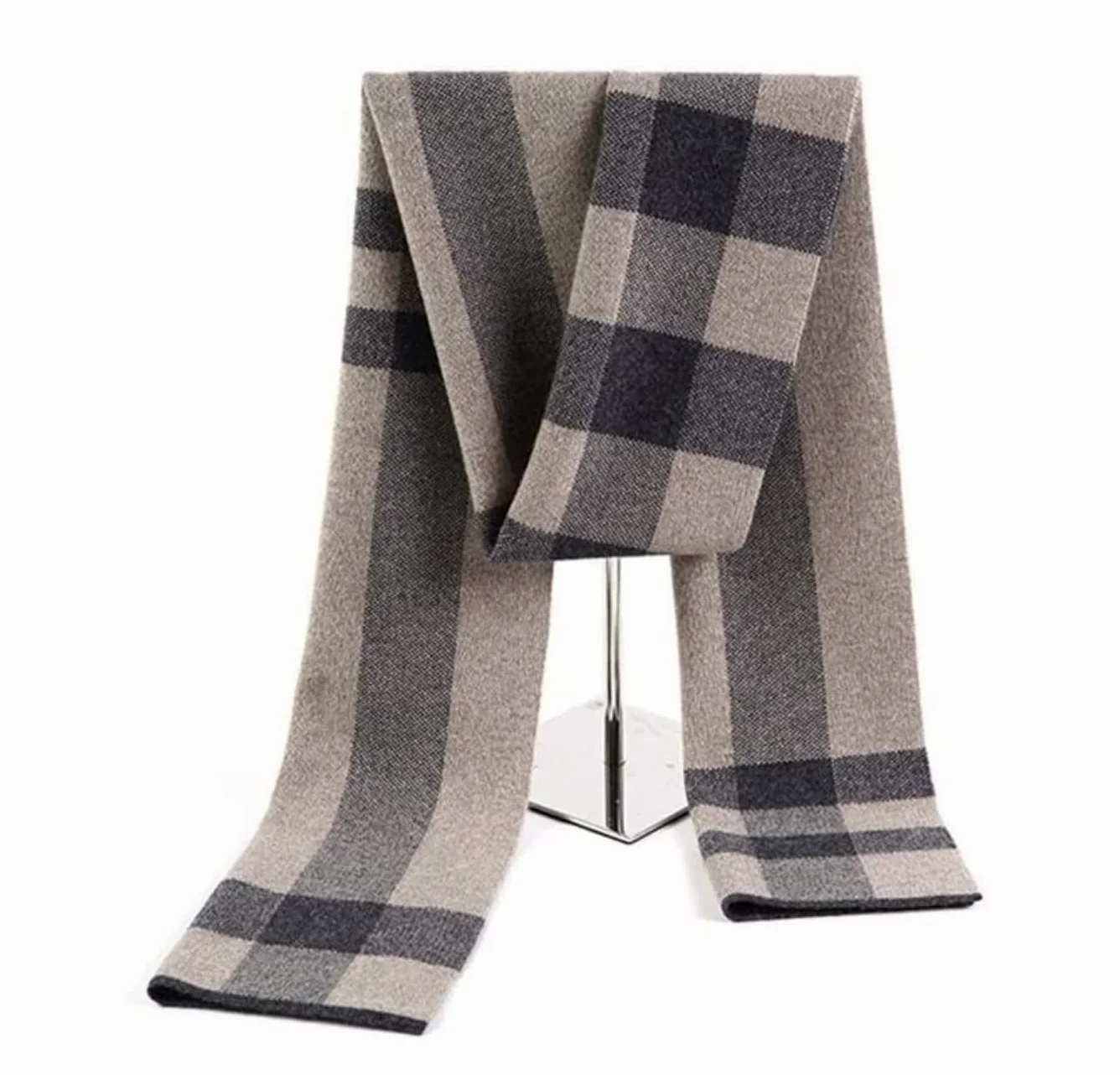 Szalik Na Zimę Zimowe Szaliki Zimowe Szaliki Męskie Miękkie Modne Szaliki Kaszmirowe Modny Szalik (Blue : D, Size : 180 * 30cm)